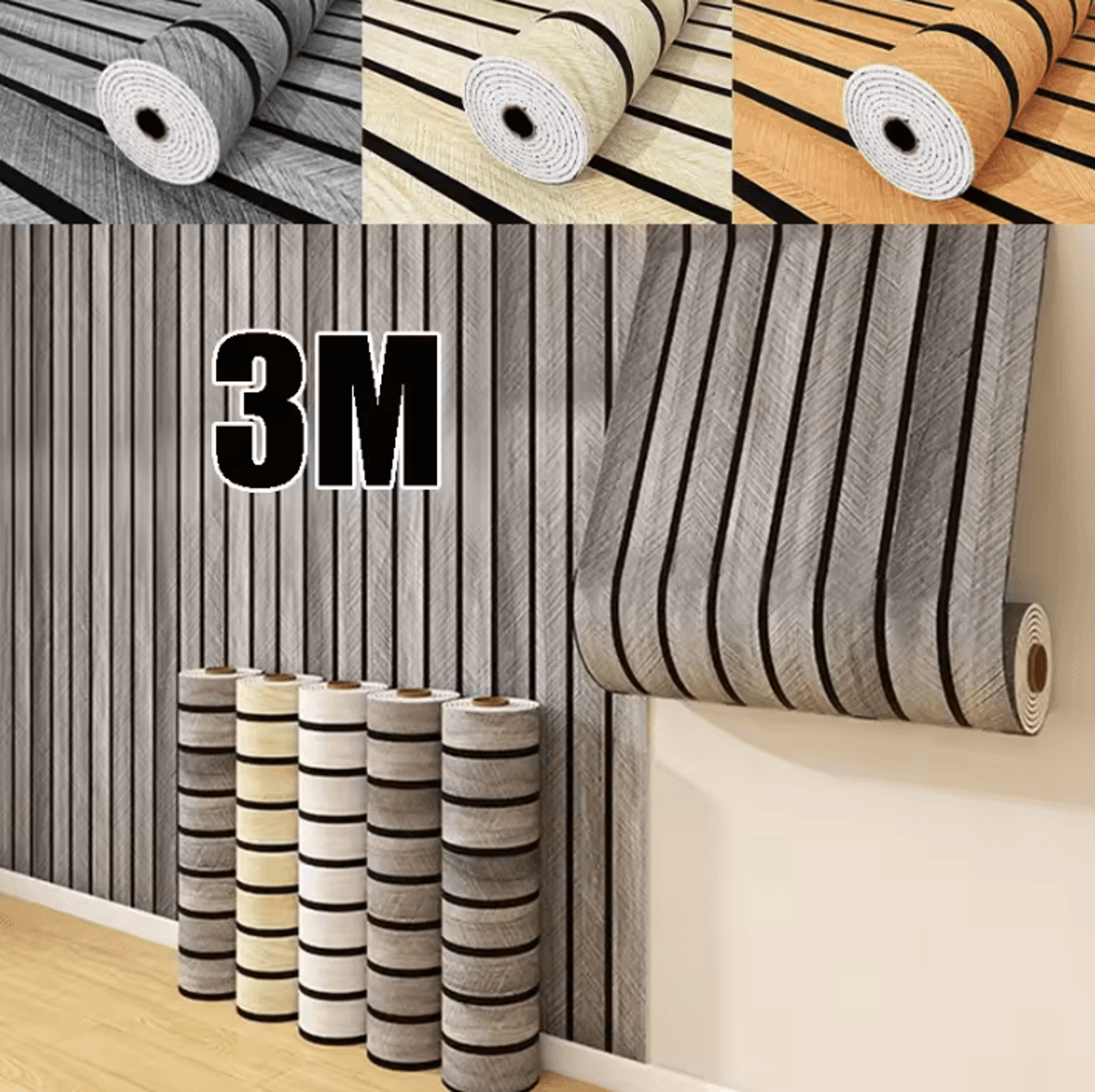 3m brown grid peel and stick wallpaper waterproof plaid wall cover