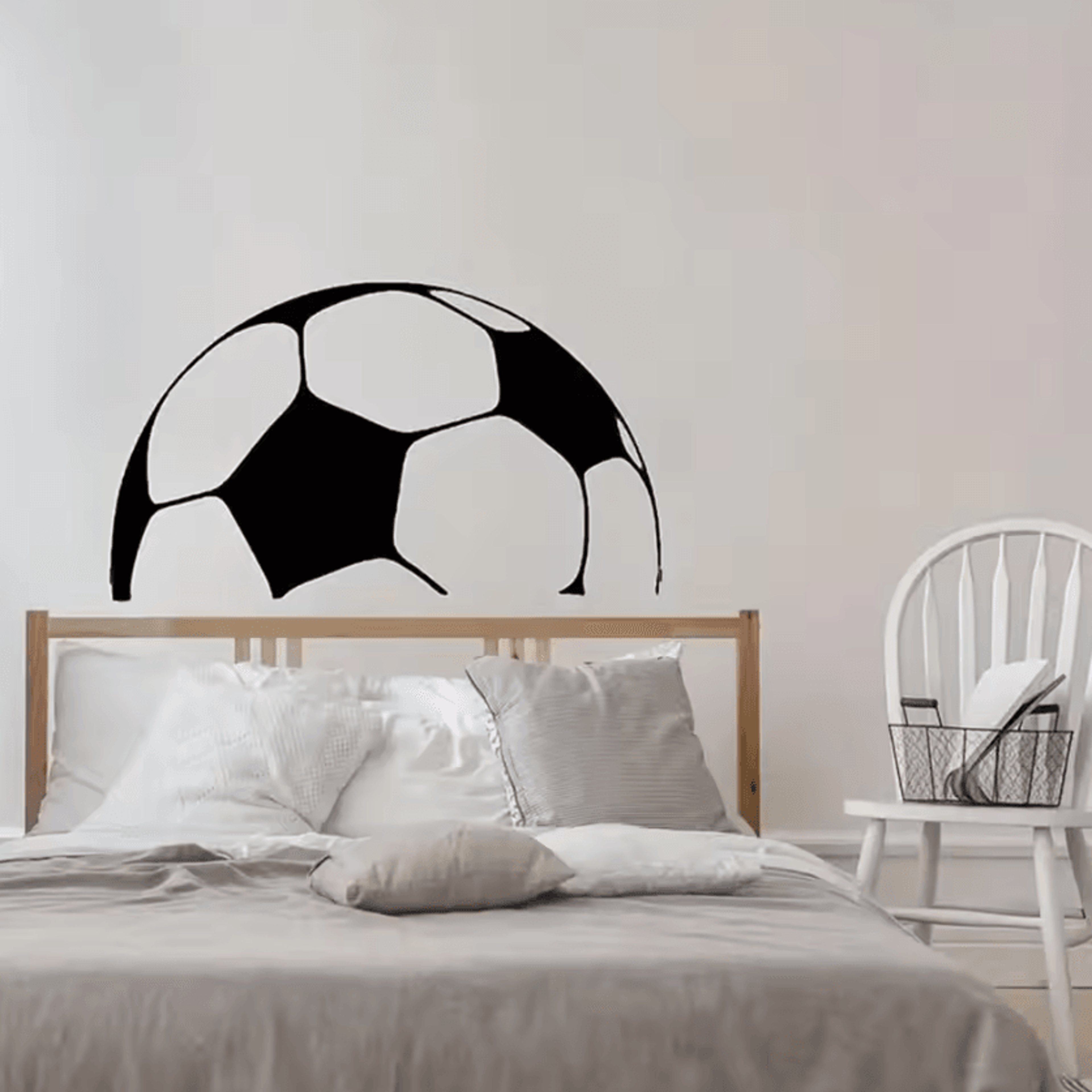waterproof football wall sticker self adhesive soccer wall decal