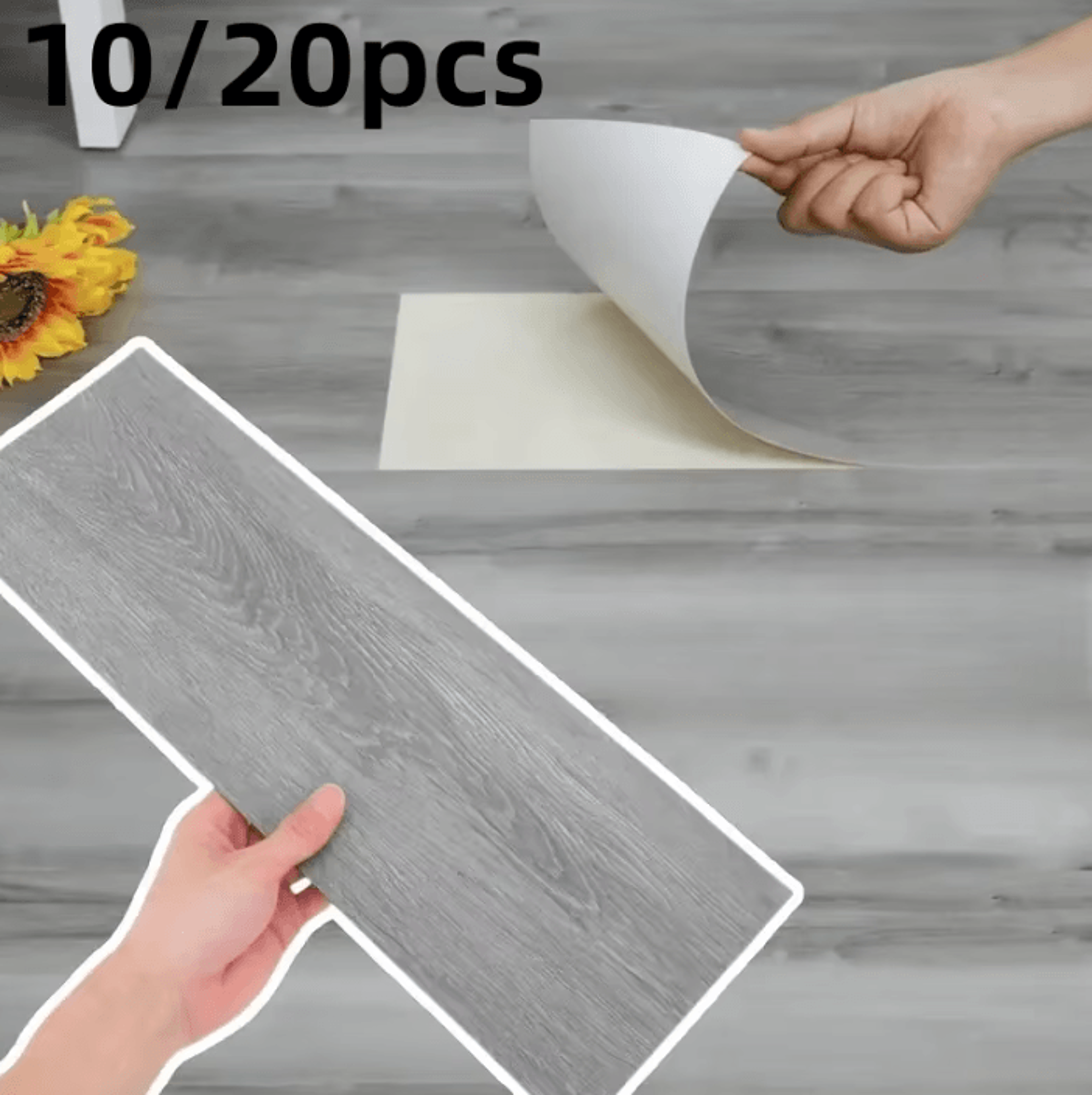 wood grain peel and stick floor tiles