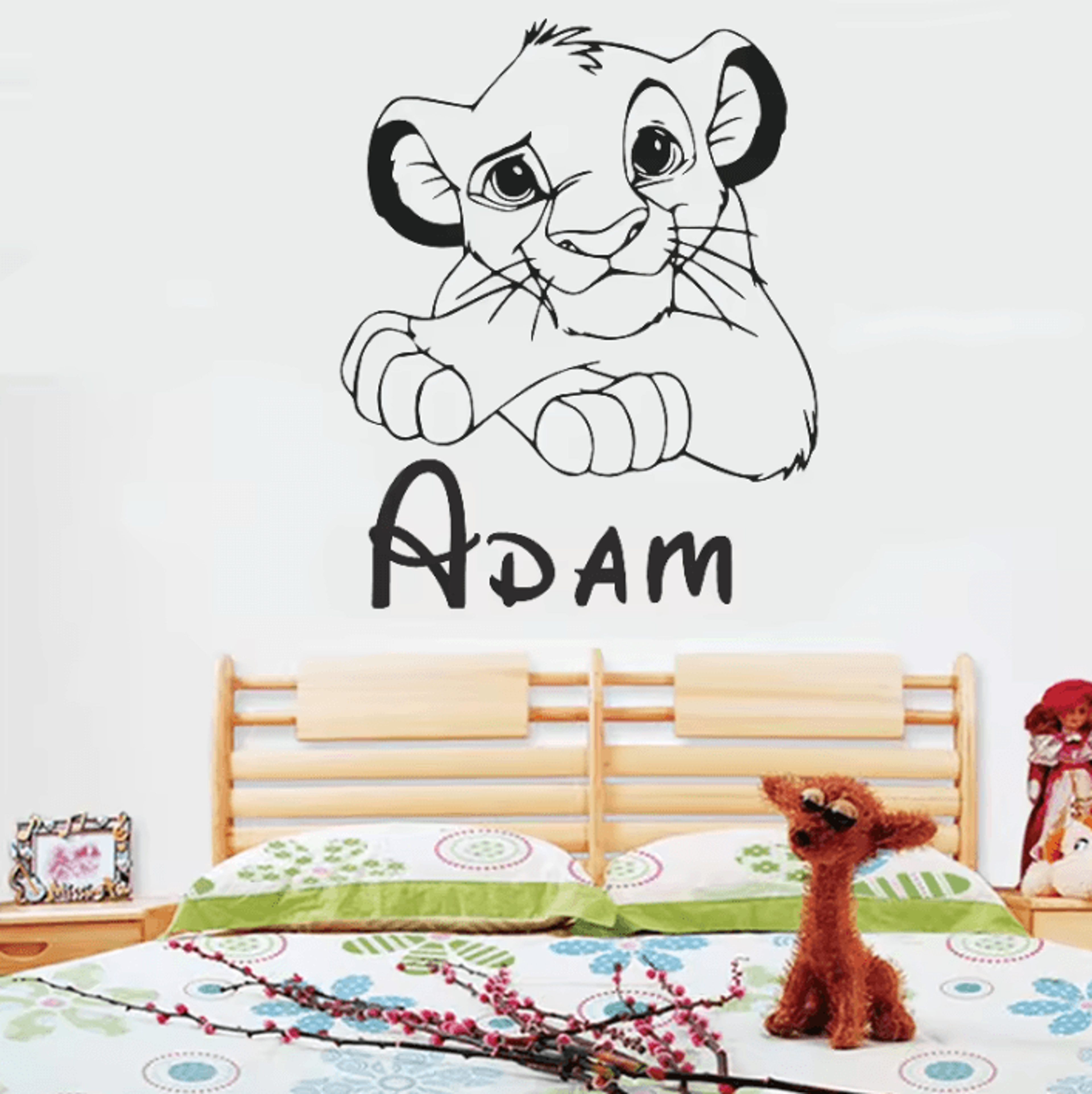 personalized boys name vinyl wall sticker