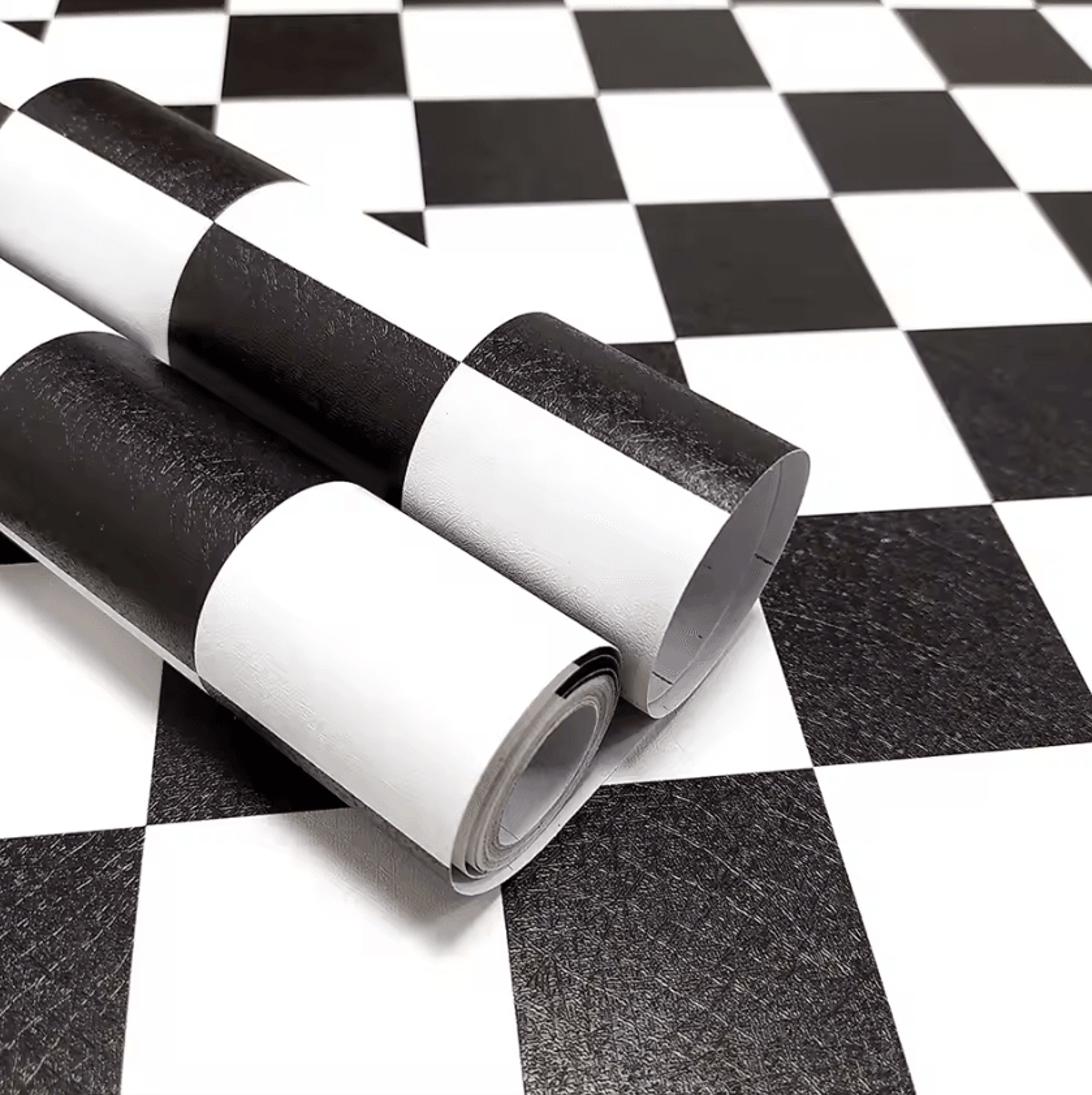 black and white checkered peel and stick wallpaper