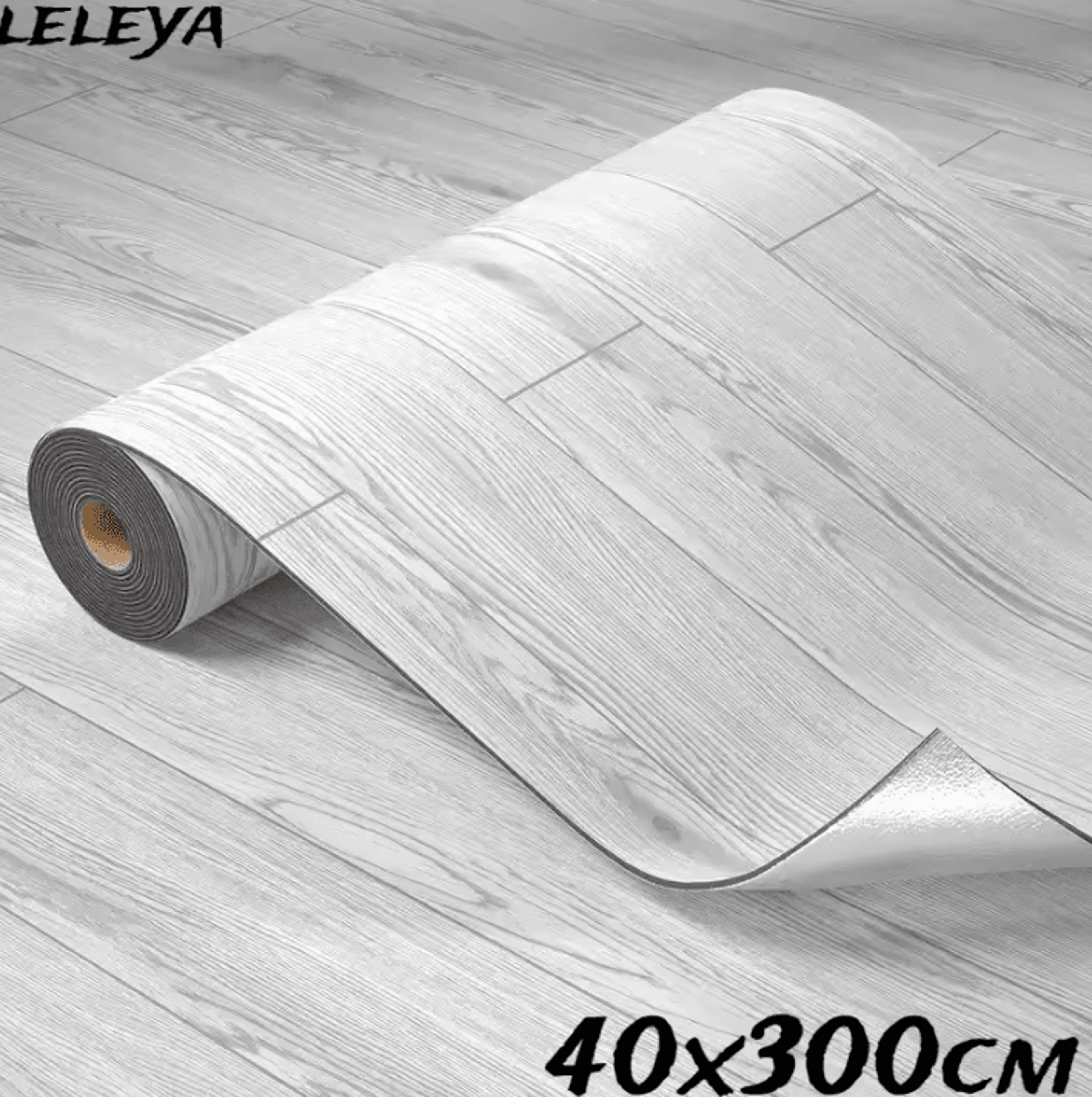 thickened wood grain peel and stick floor wallpaper