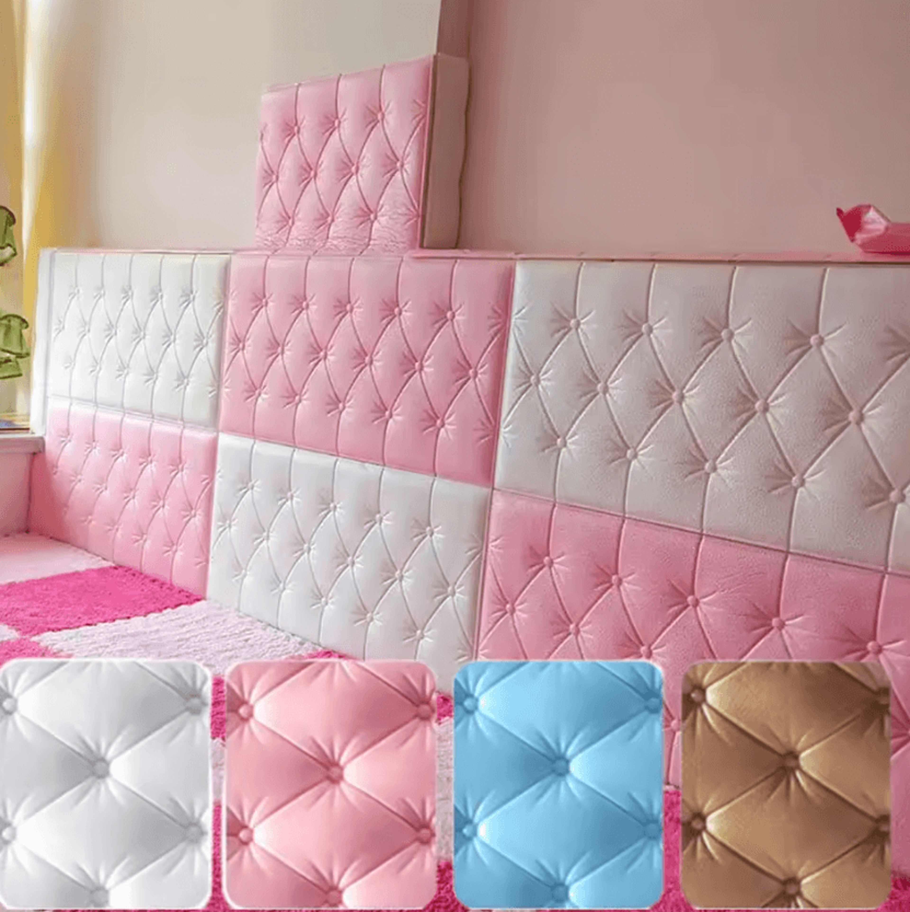 3d soft foam anti collision wall padding