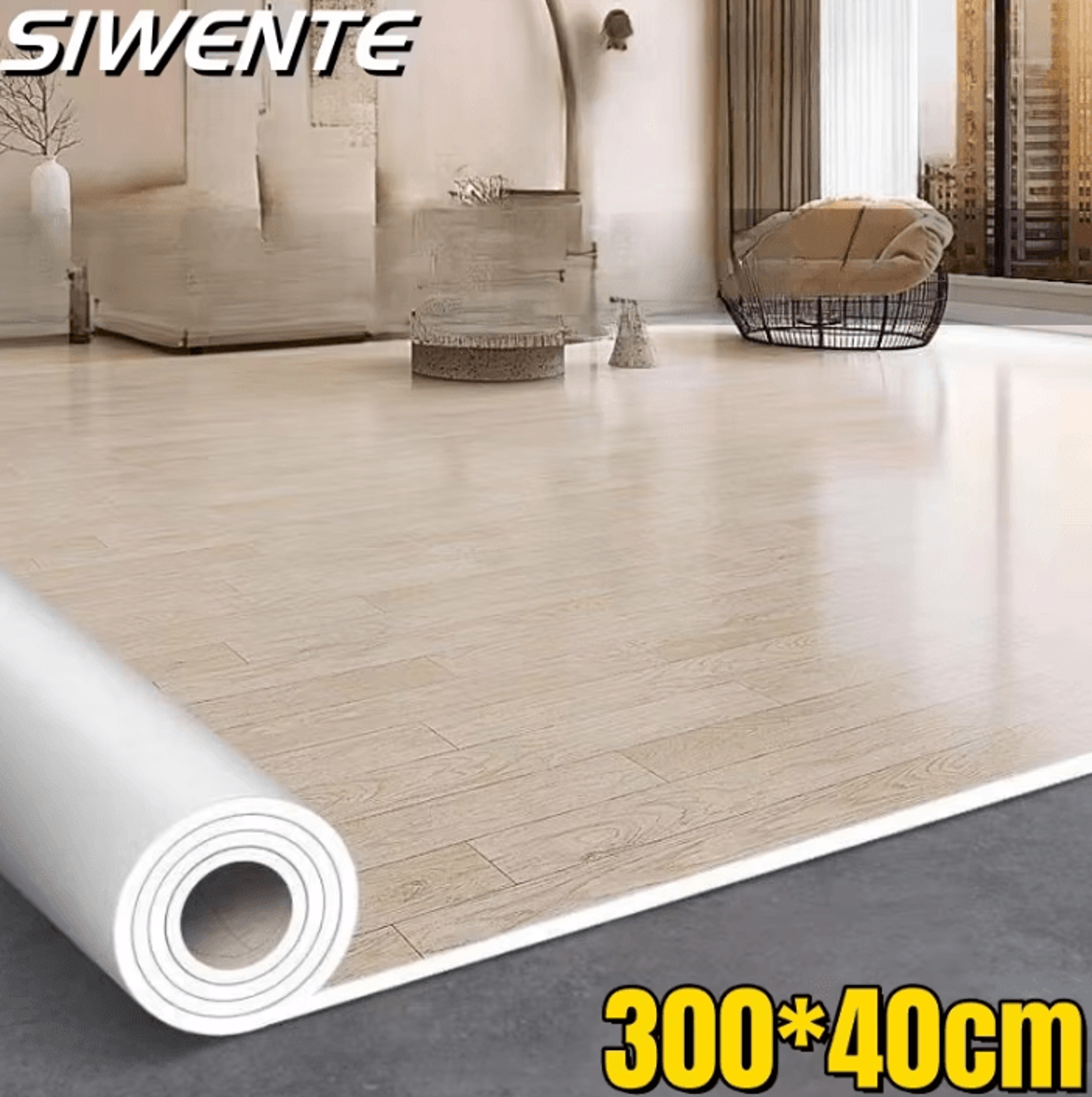 thickened wood grain peel and stick floor tiles