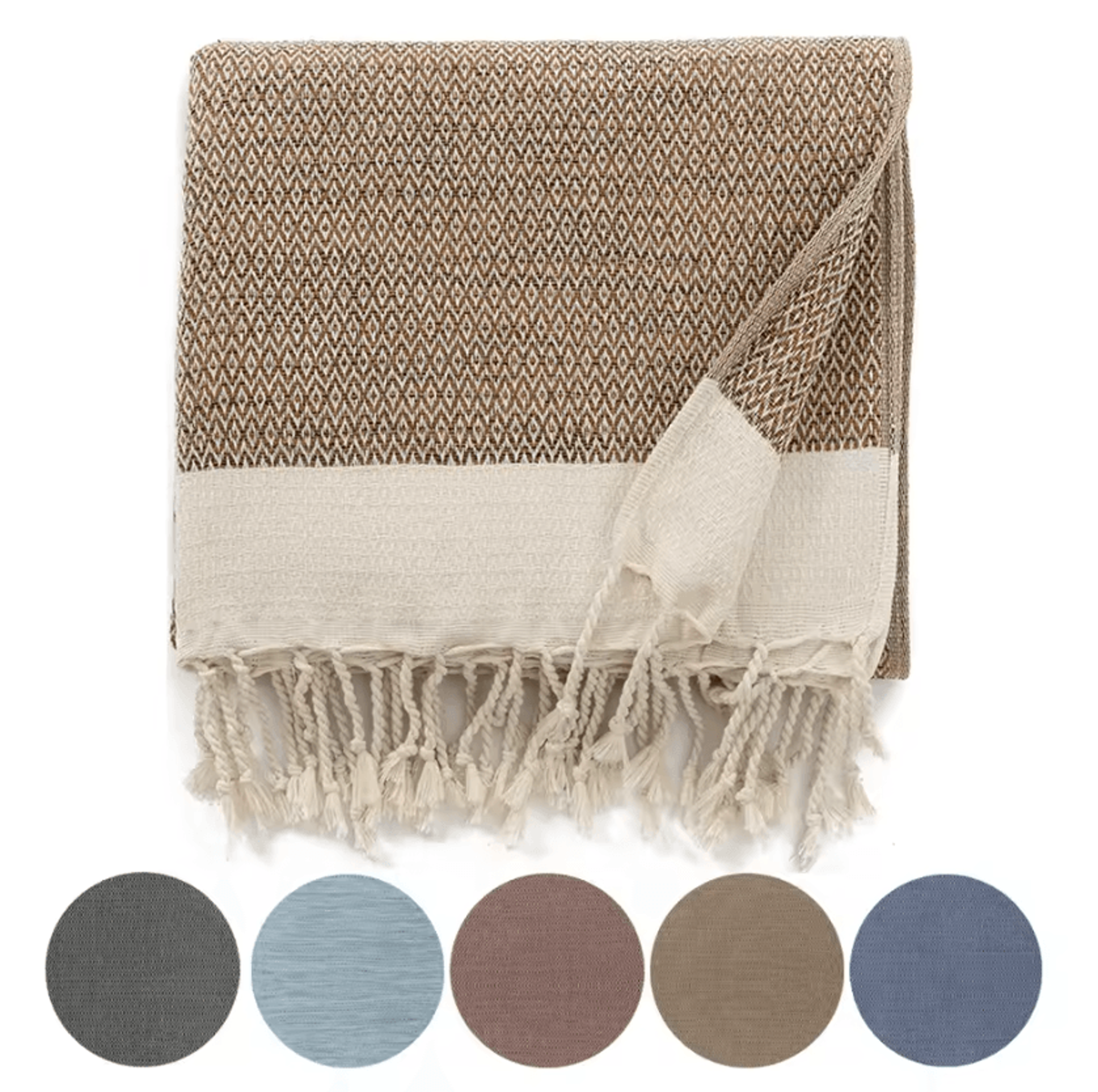 turkish thickened checkered multifunctional throw blanket