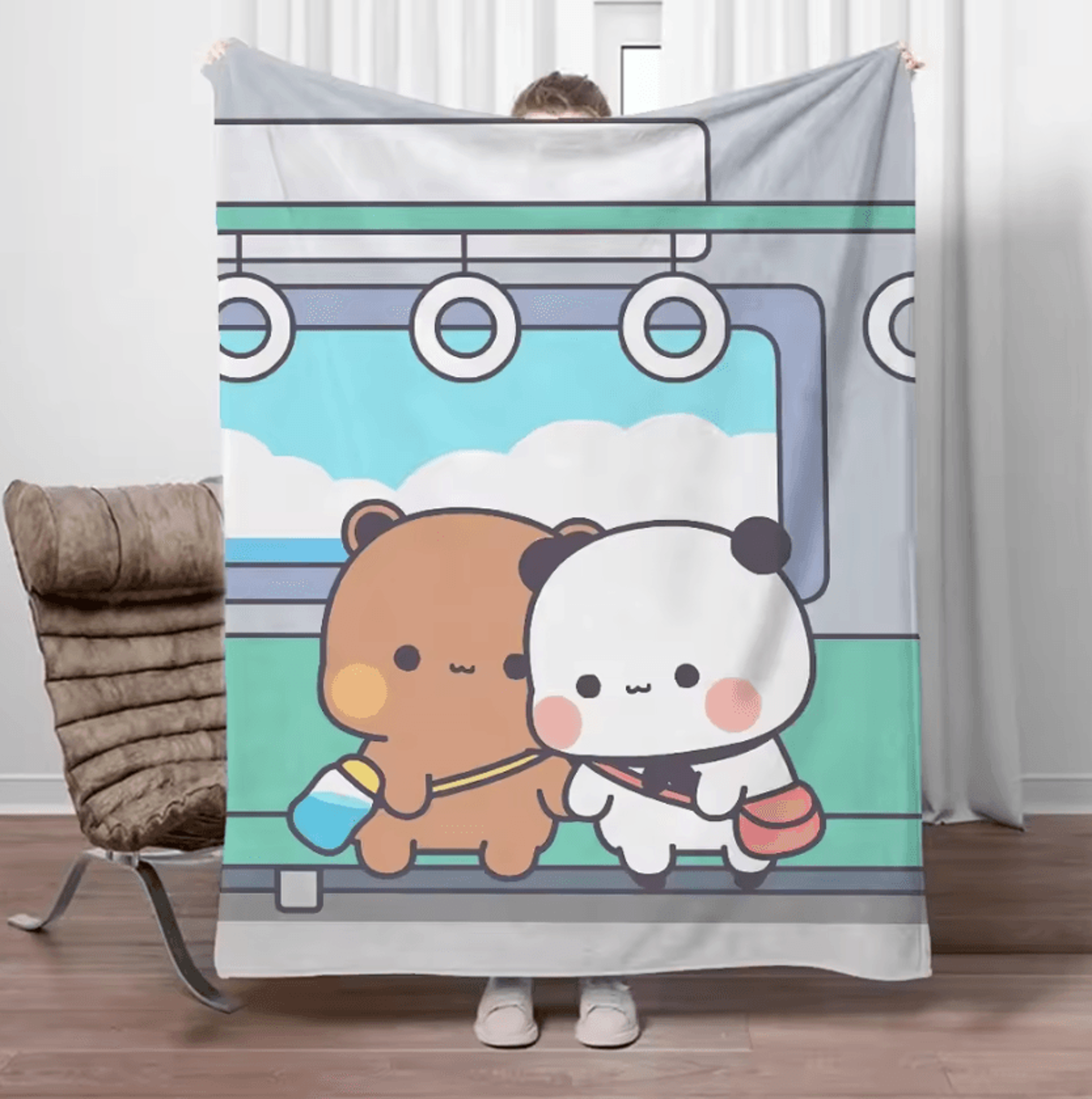 bubu and dudu fluffy soft throw blanket