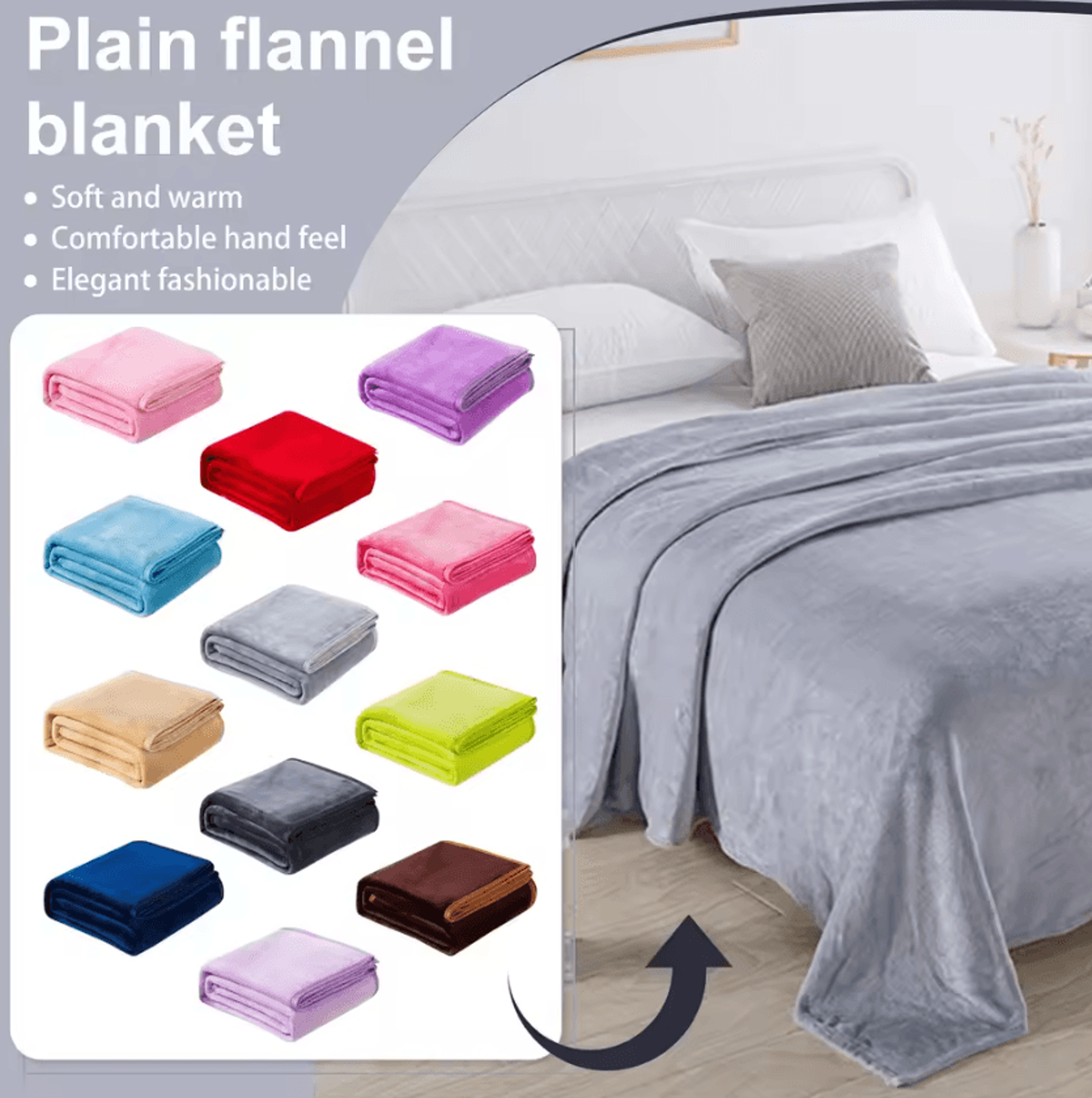 solid coral fleece soft warm throw blanket