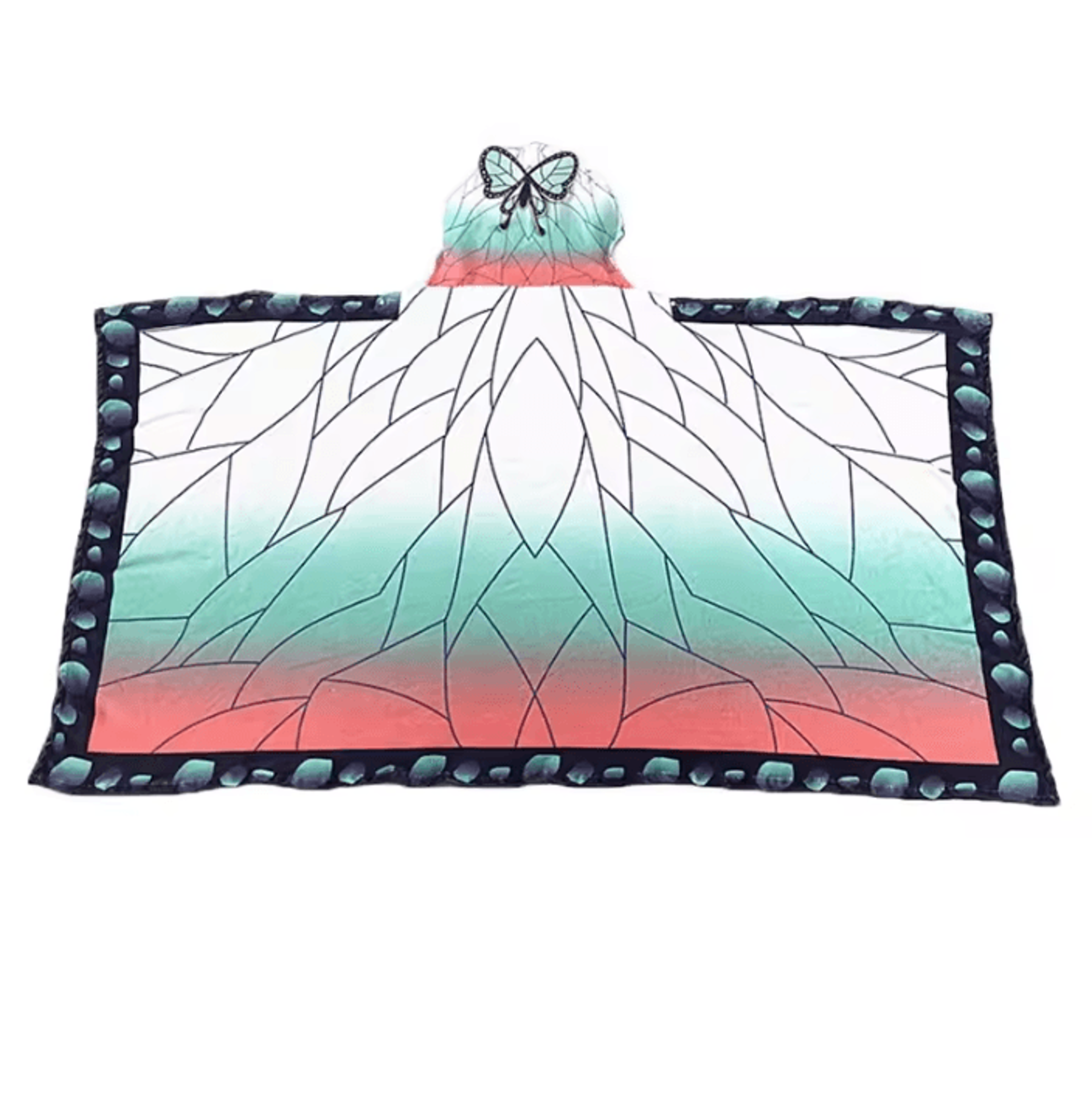 tanjiro nezuko anime kimono wearable shawl blanket