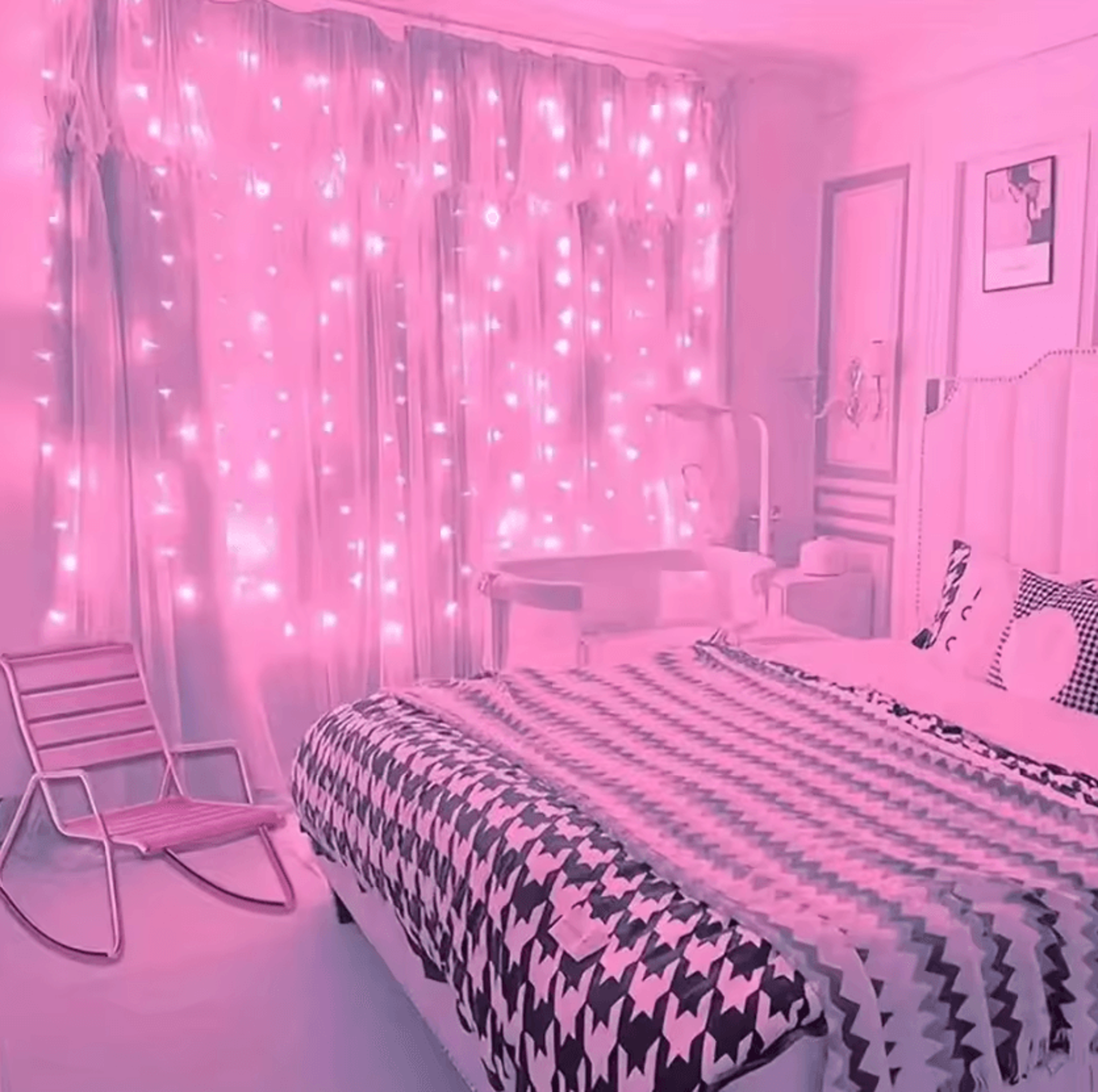remote control usb led curtain lights
