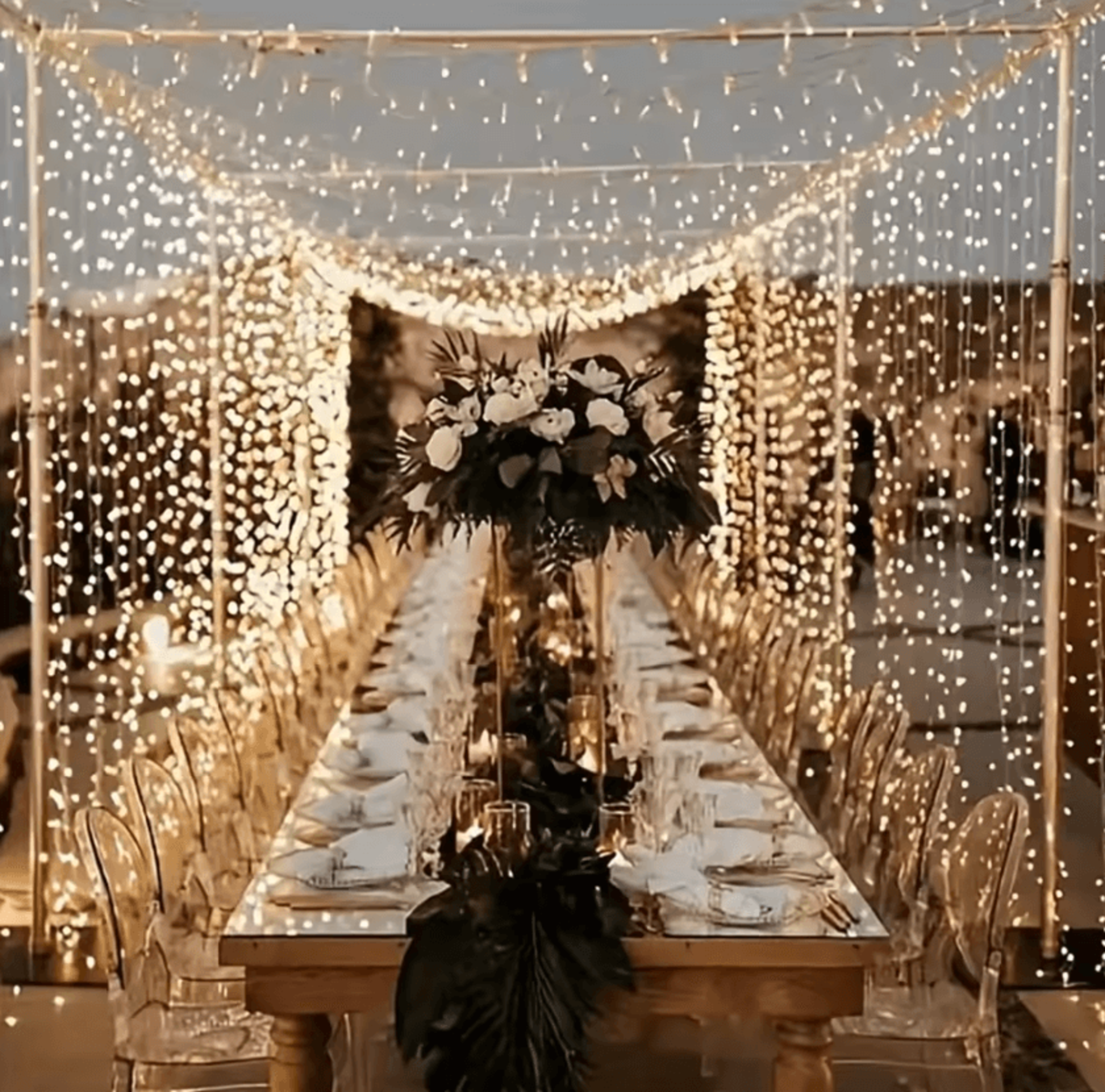 remote control usb led curtain fairy light