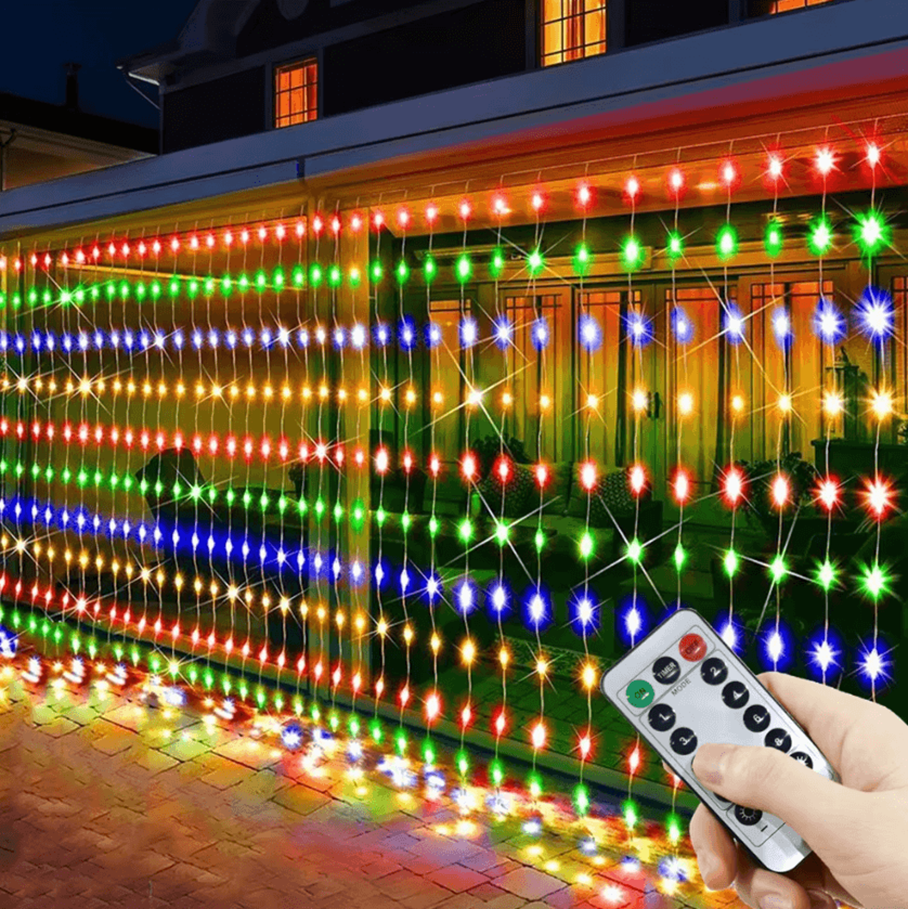 8 mode usb garland fairy lights