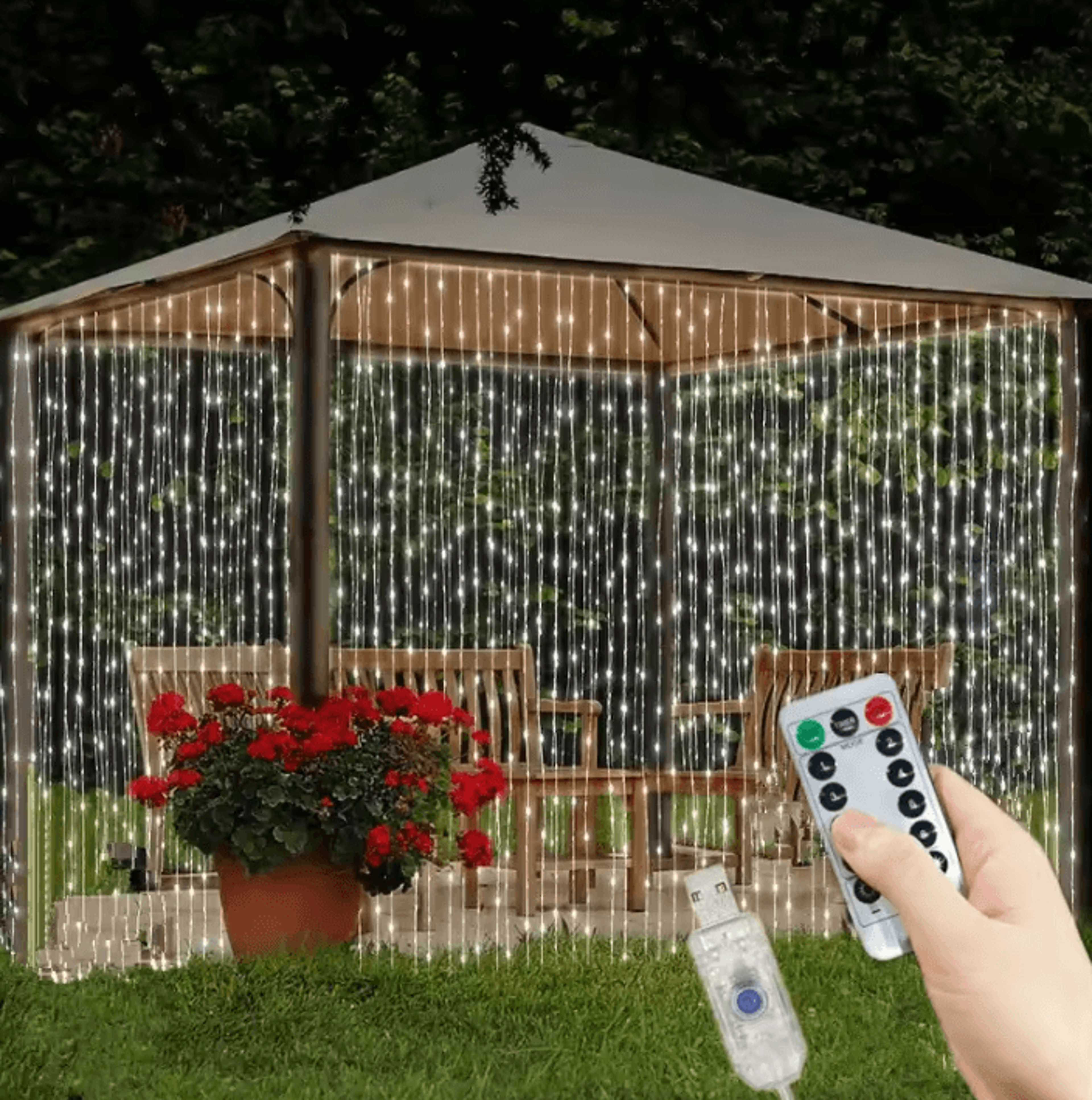 8 mode usb cascading fairy lights