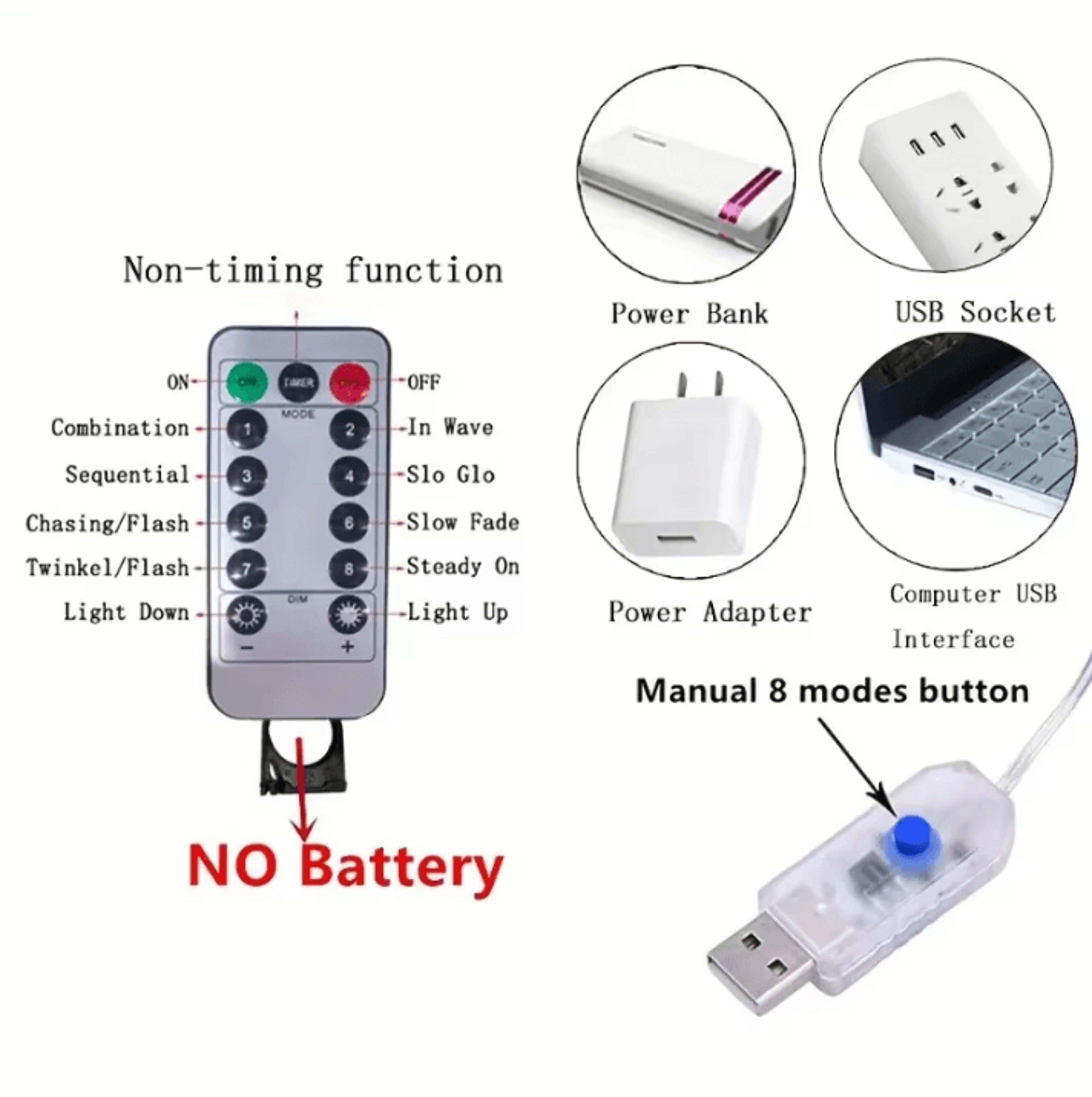 3m 6m usb window curtain fairy lights with remote control