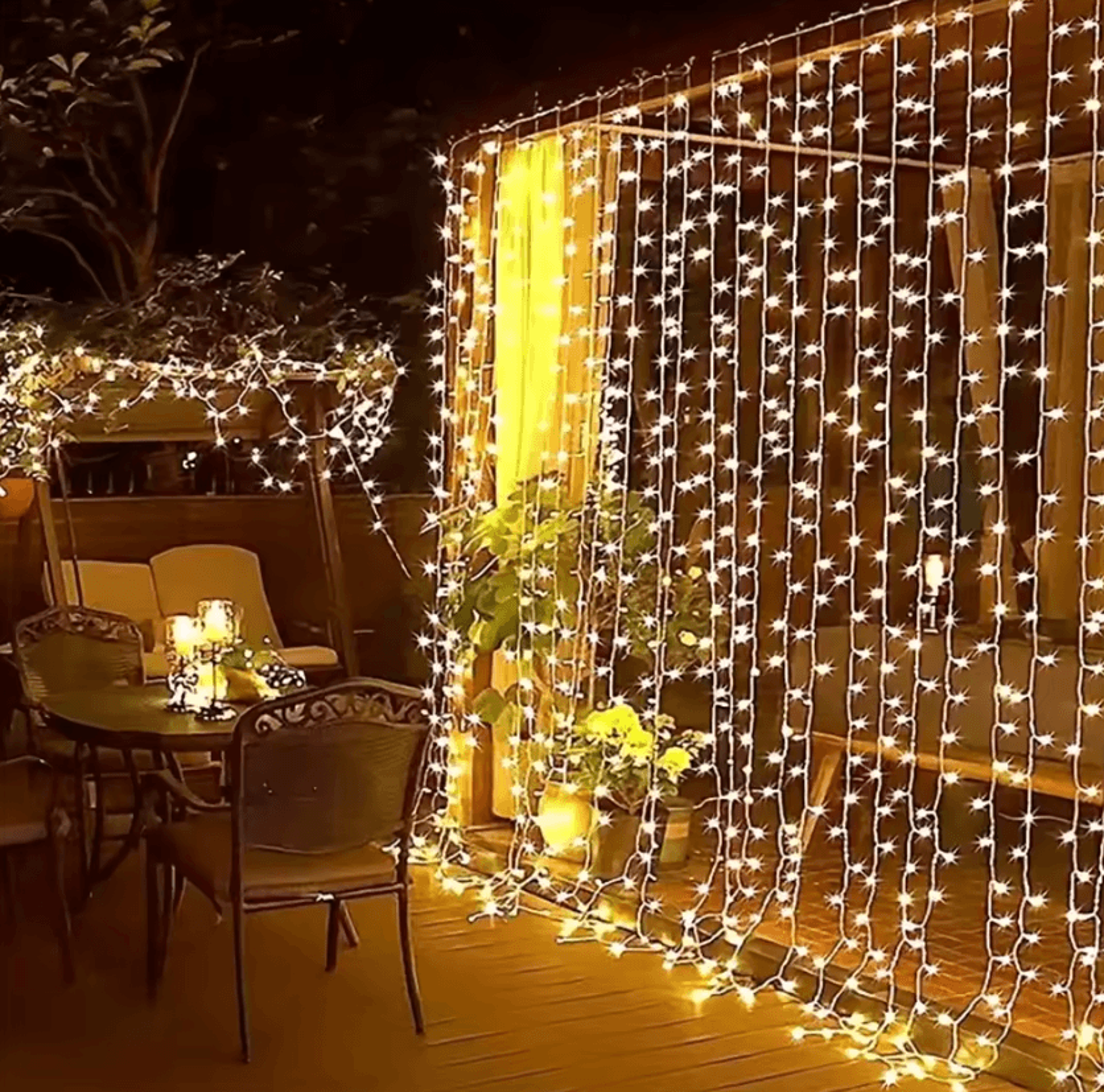 3m usb led curtain fairy lights with 8 lighting modes