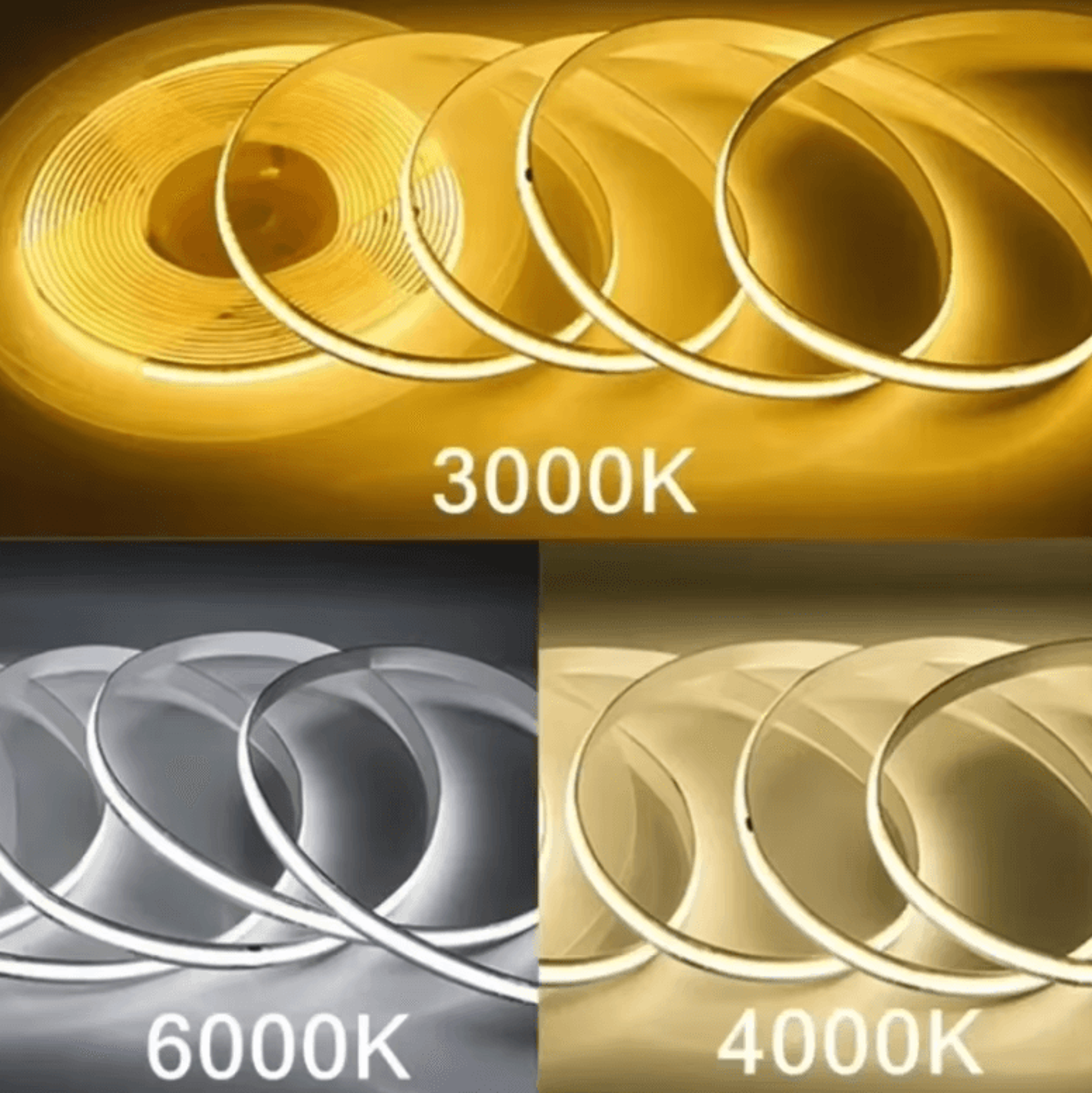 1m 5m 220v cob led strip light high bright warm white