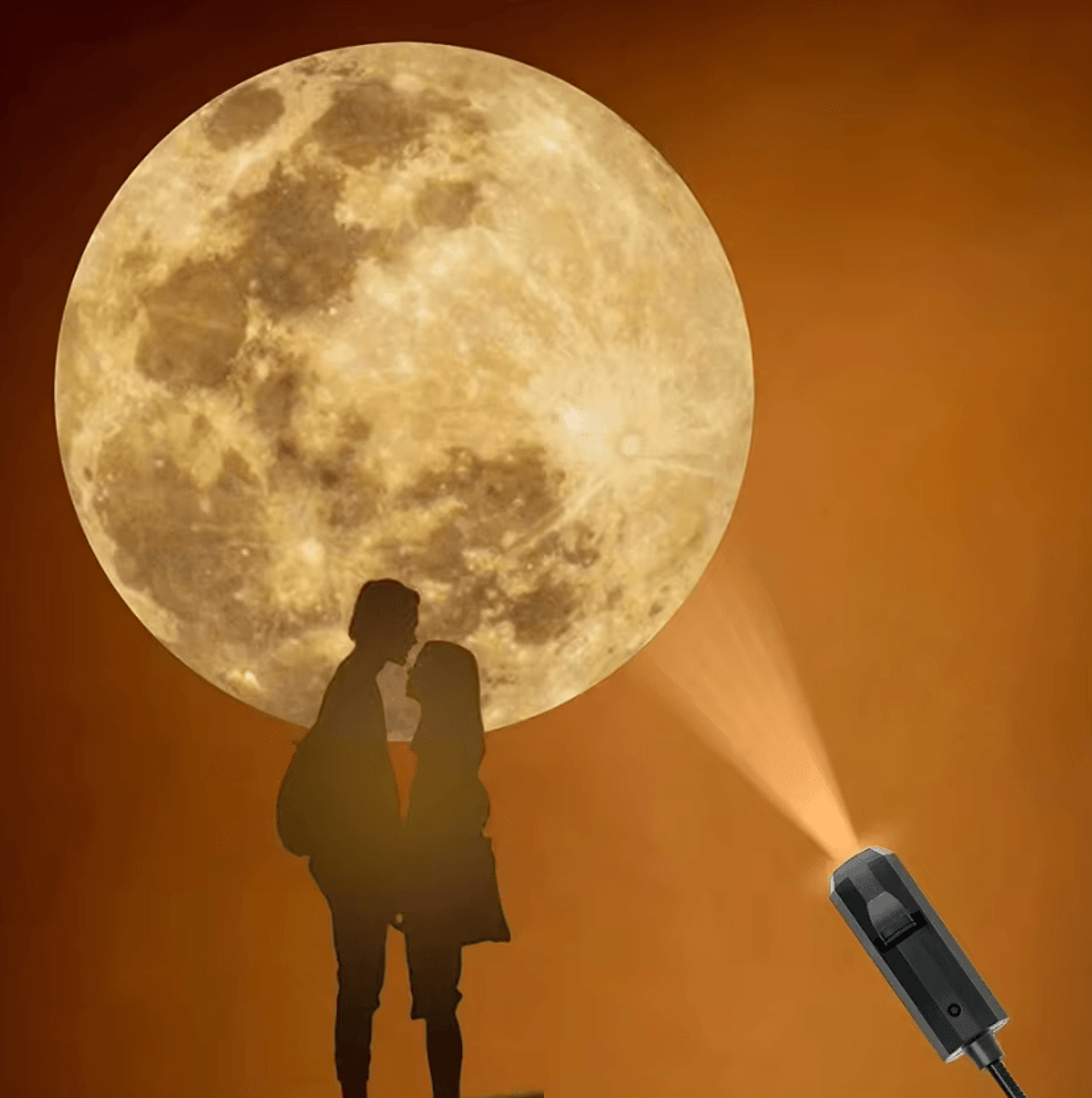 usb moon and earth ceiling projection atmosphere light