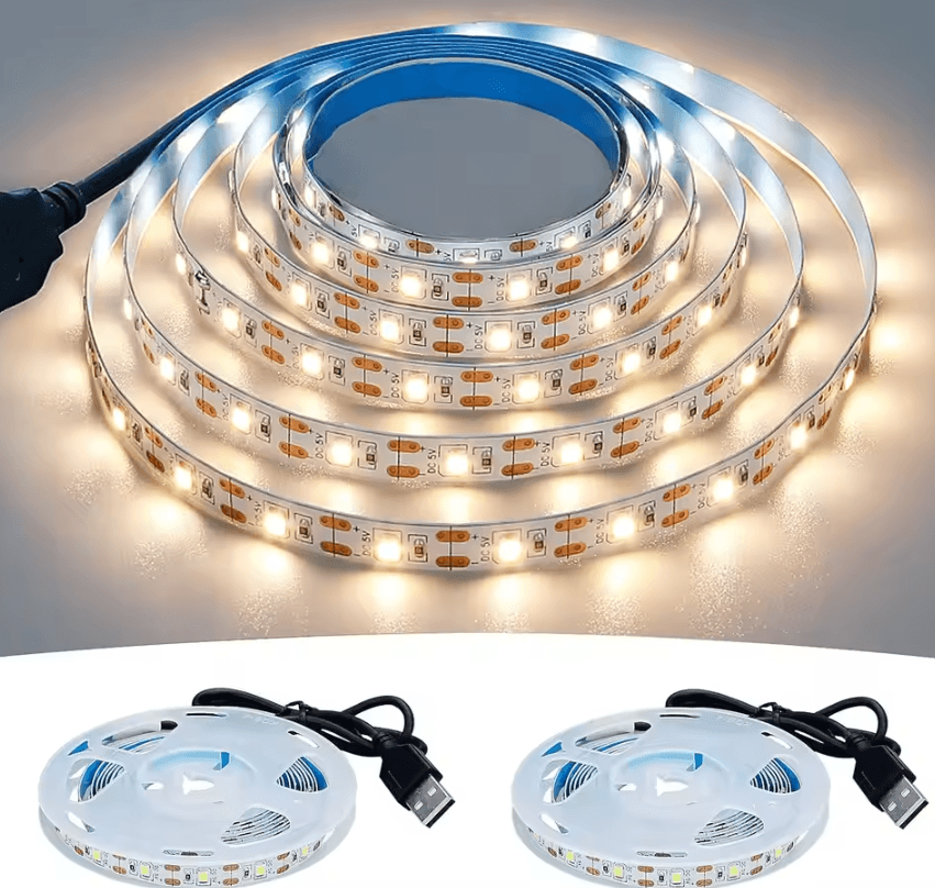 1m 5m usb led strip lights for tv and home decor
