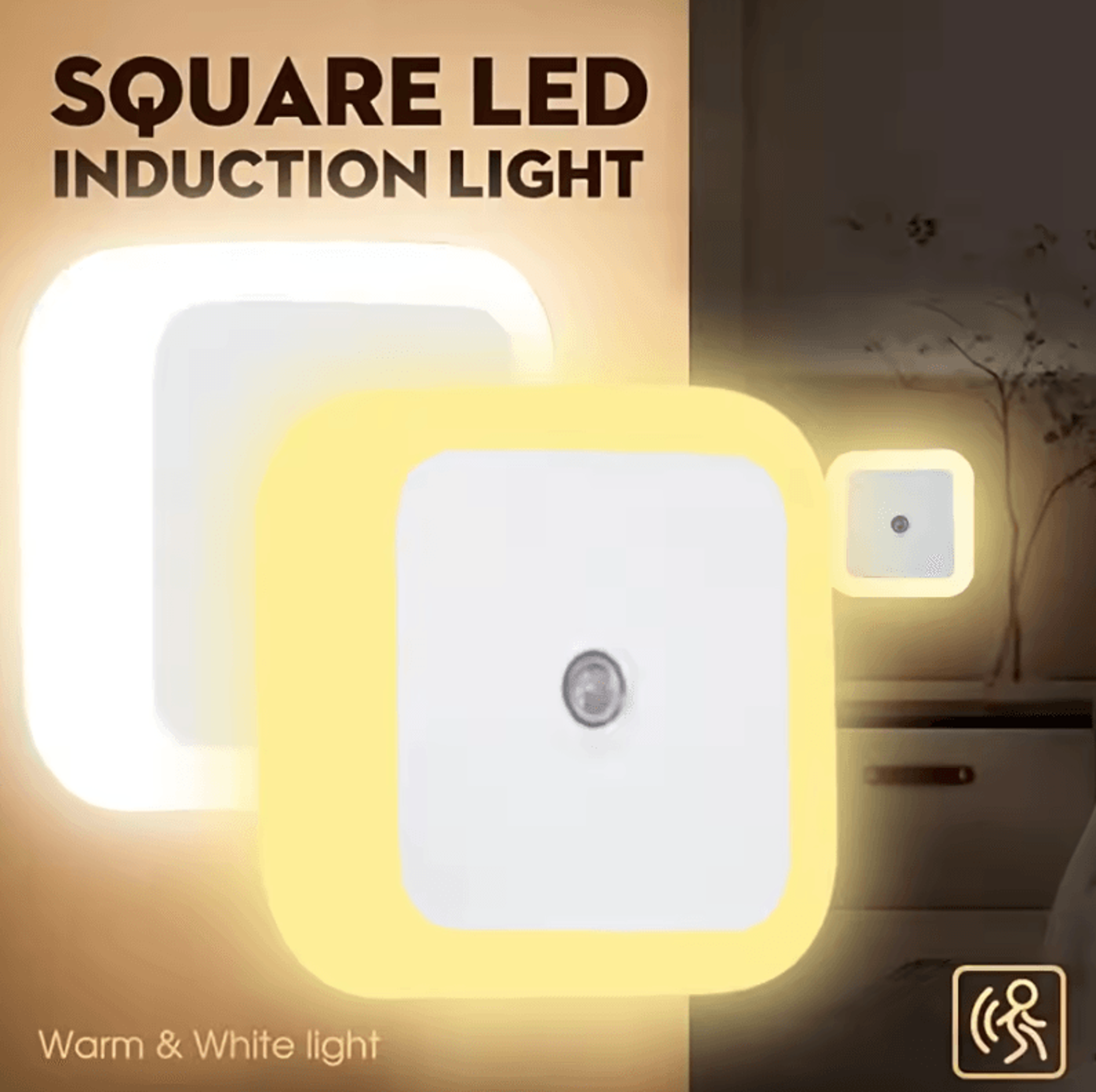 modern led atmosphere lamp with touch control night light