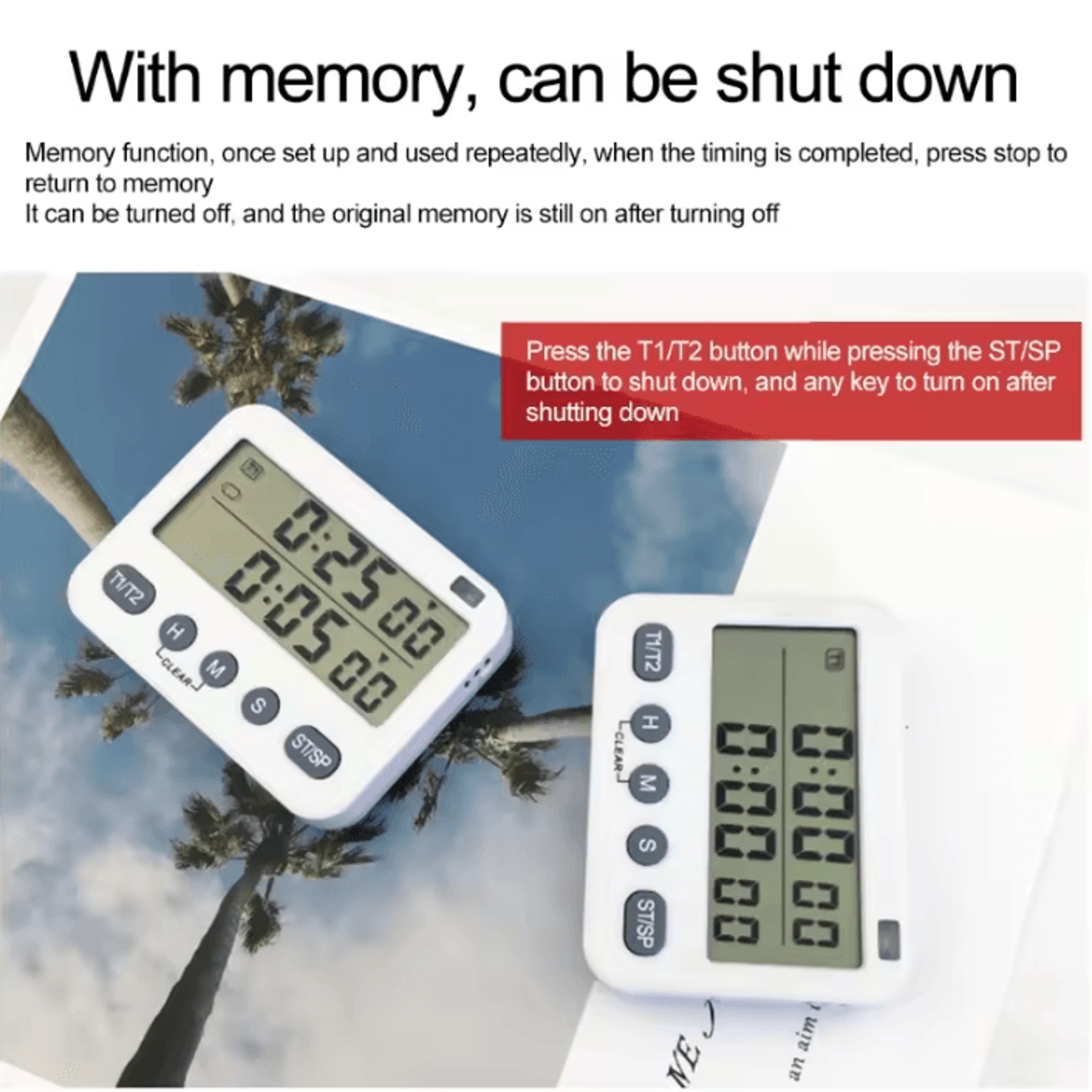 kxre dual magnetic digital kitchen timer