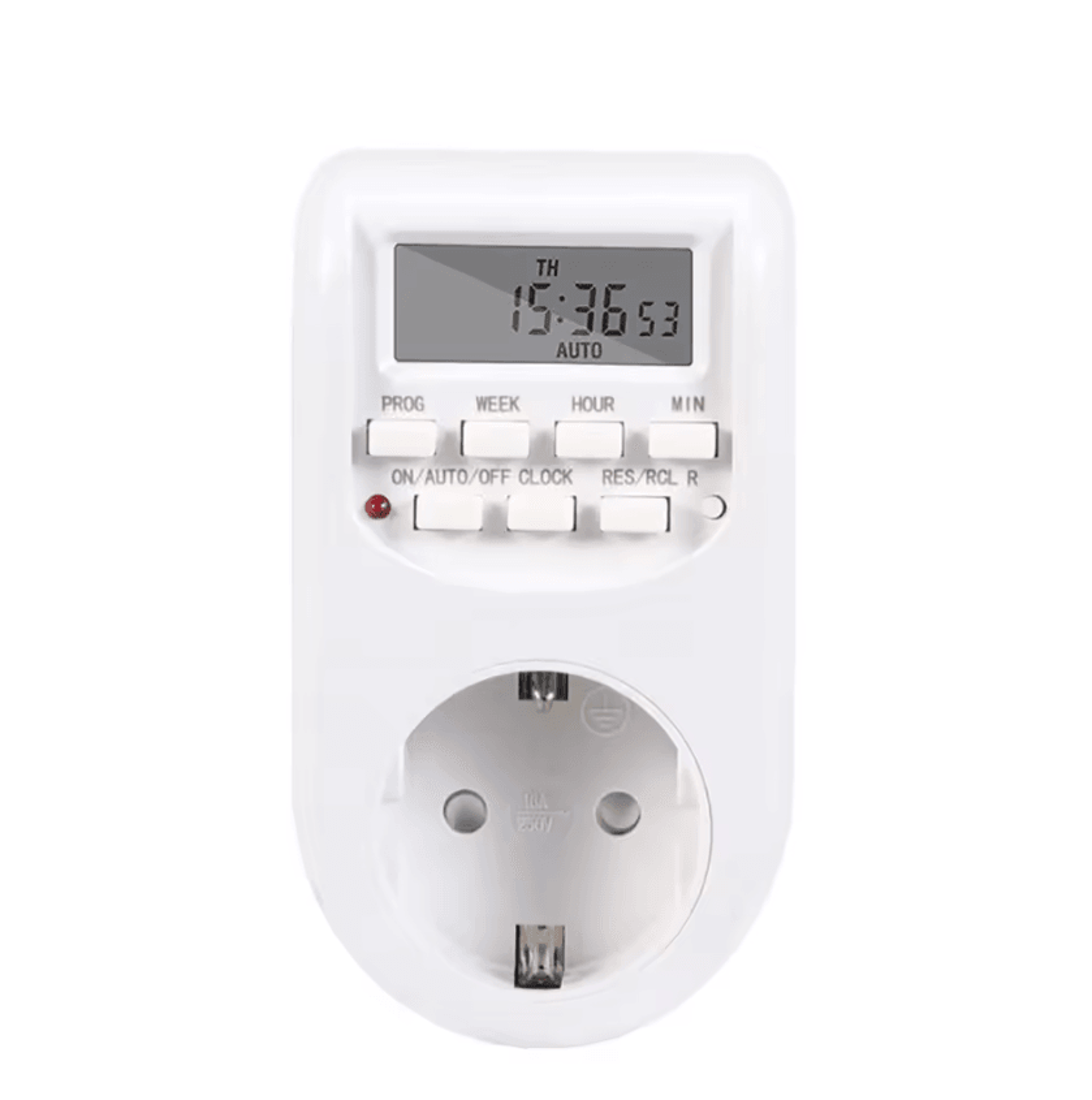 7 day programmable eu plug digital timer outlets