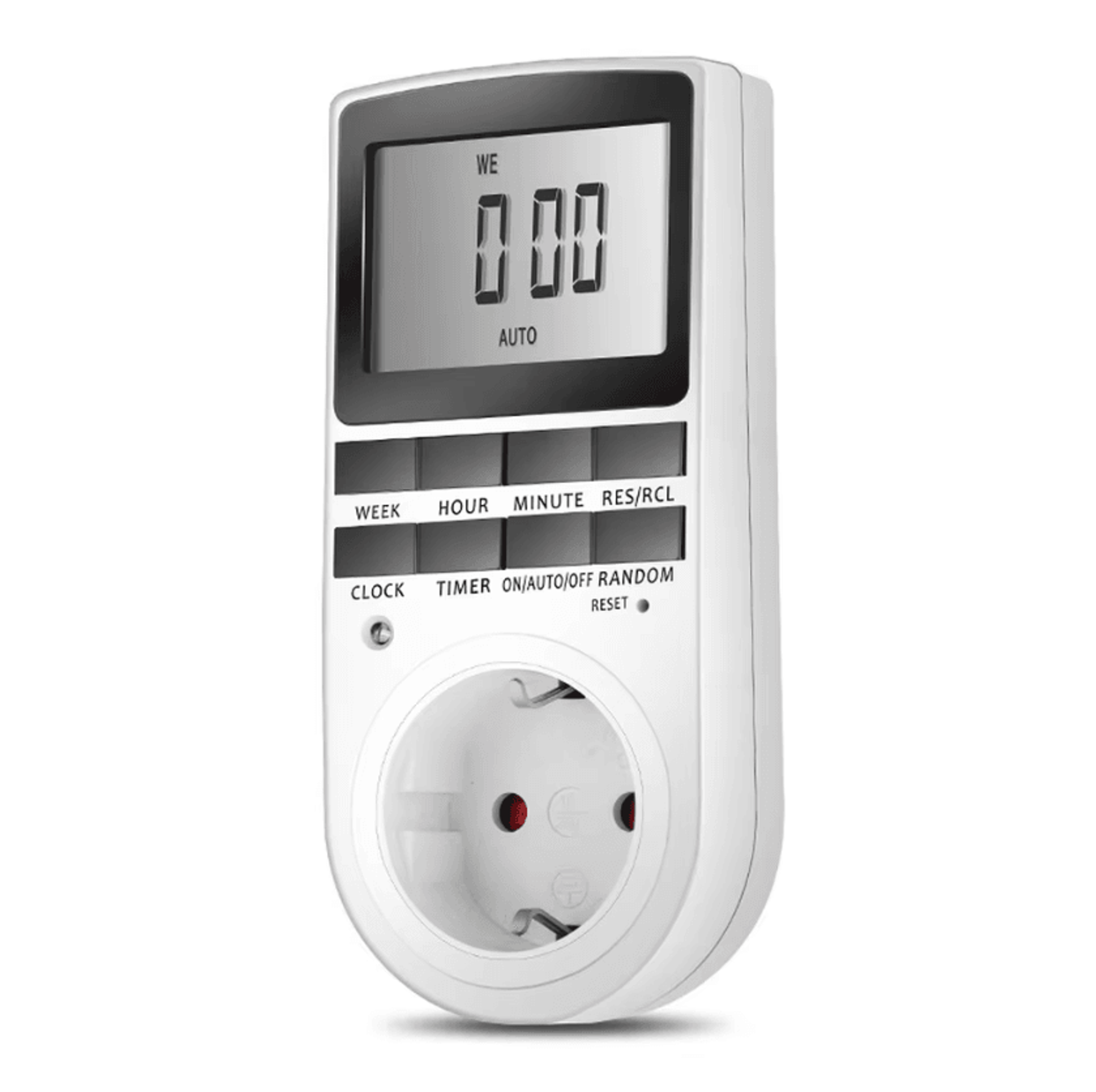 220v eu plug programmable digital timer outlet