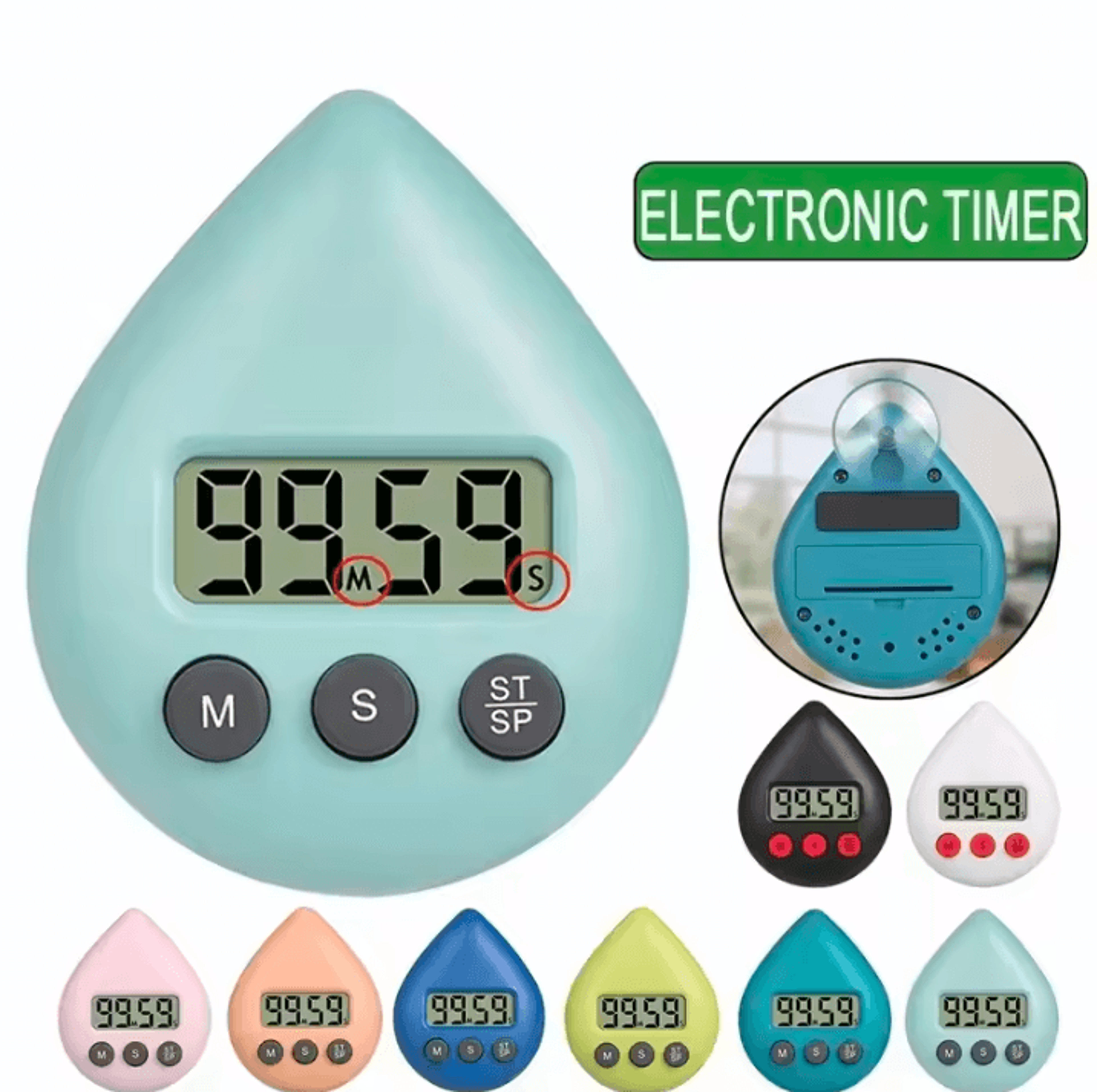 mechanical kitchen countdown timer with alarm