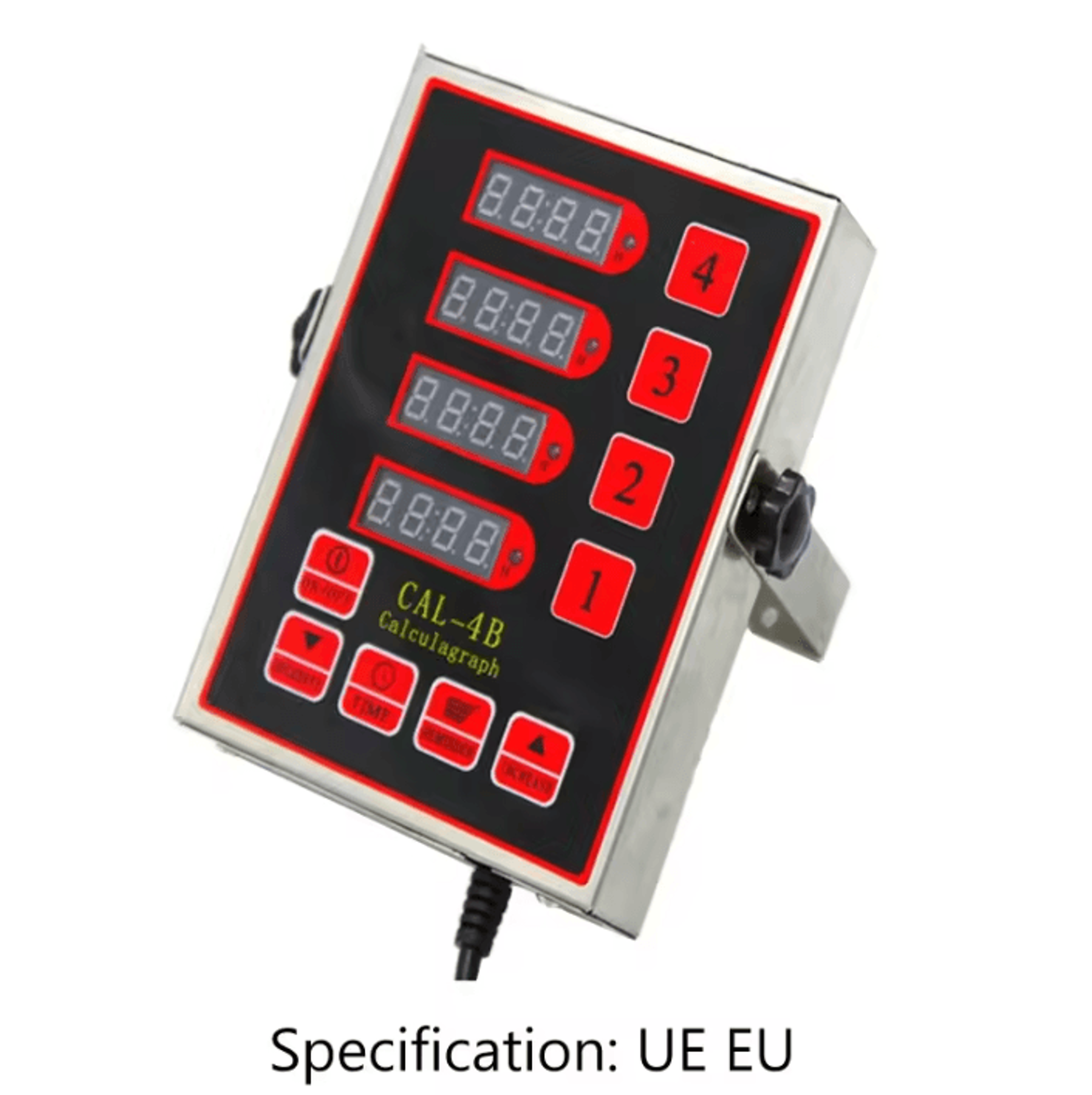 4 channel commercial kitchen timer with loud alarm
