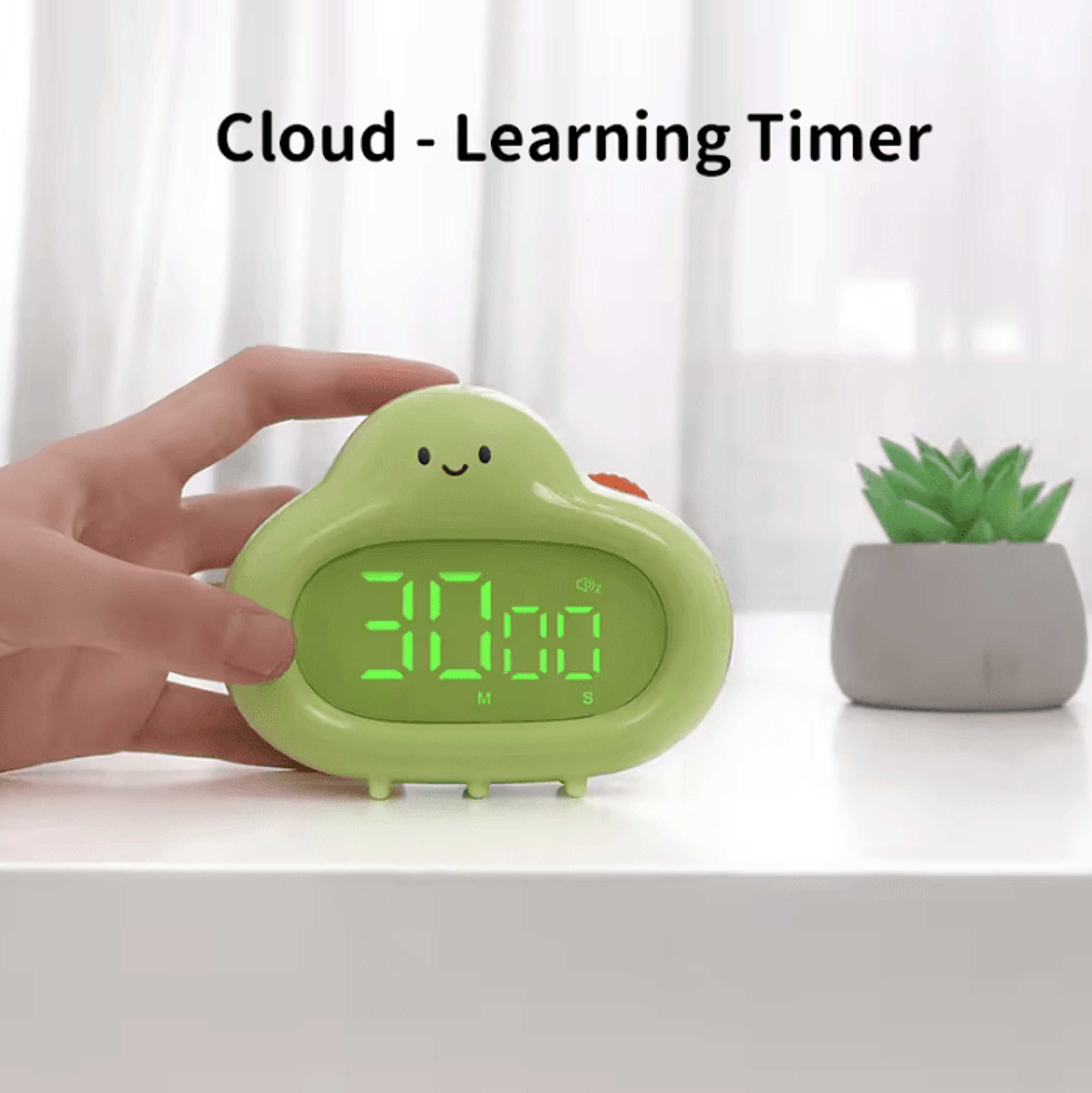 cute cloud kitchen timer for cooking baking and study