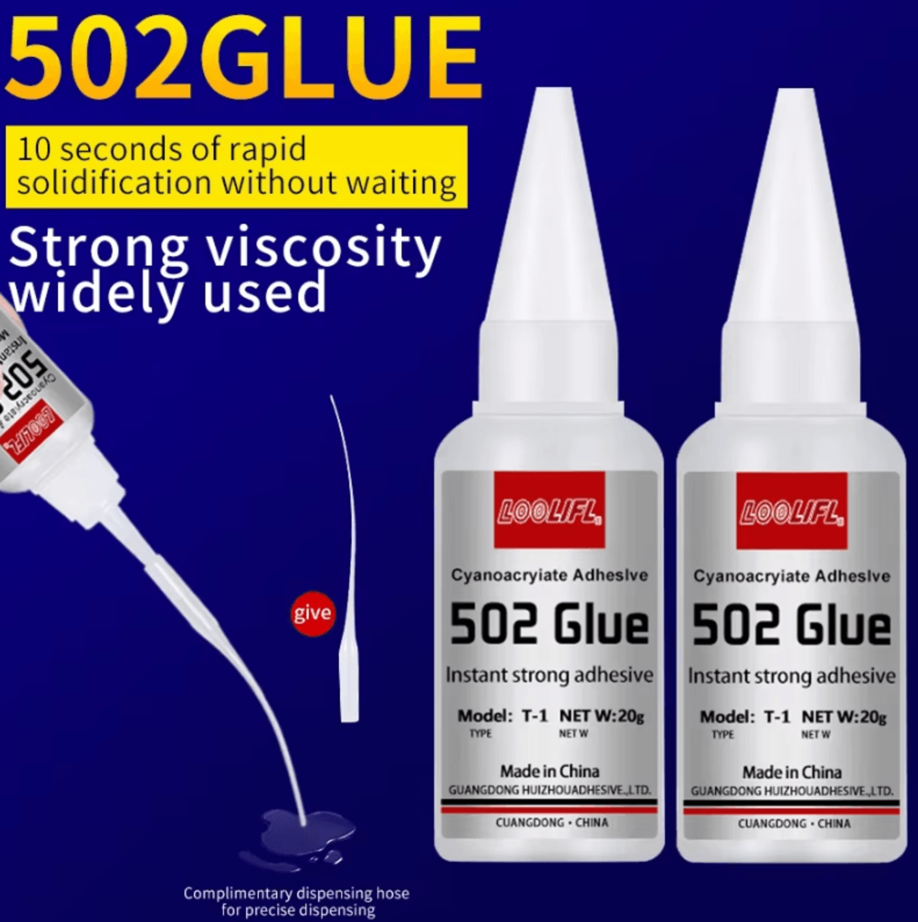 502 instant quick dry super glue for multi surface repairs