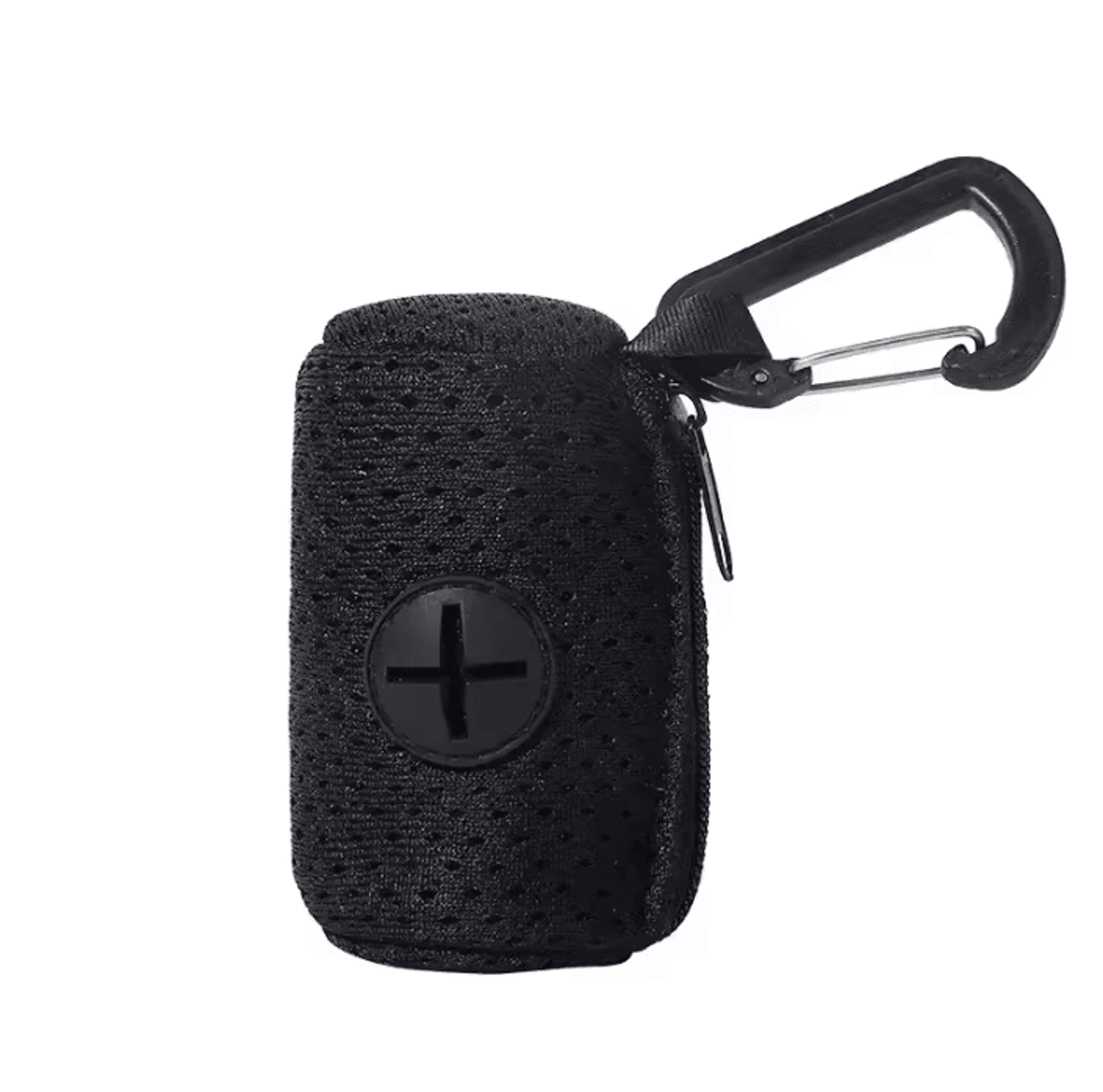 portable dog poop bag dispenser with hanging leash holder