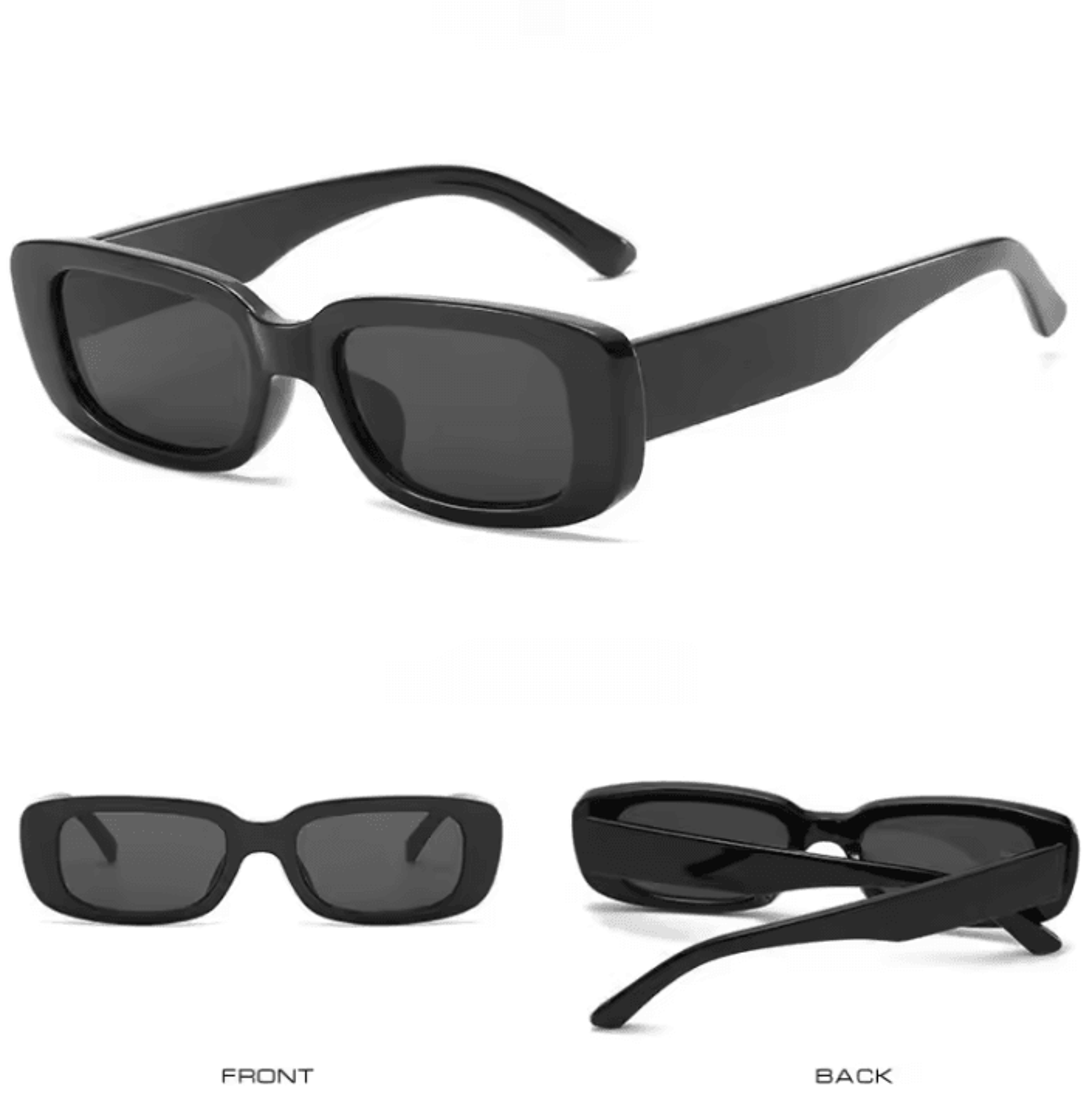 trendy small square gradient sunglasses for women