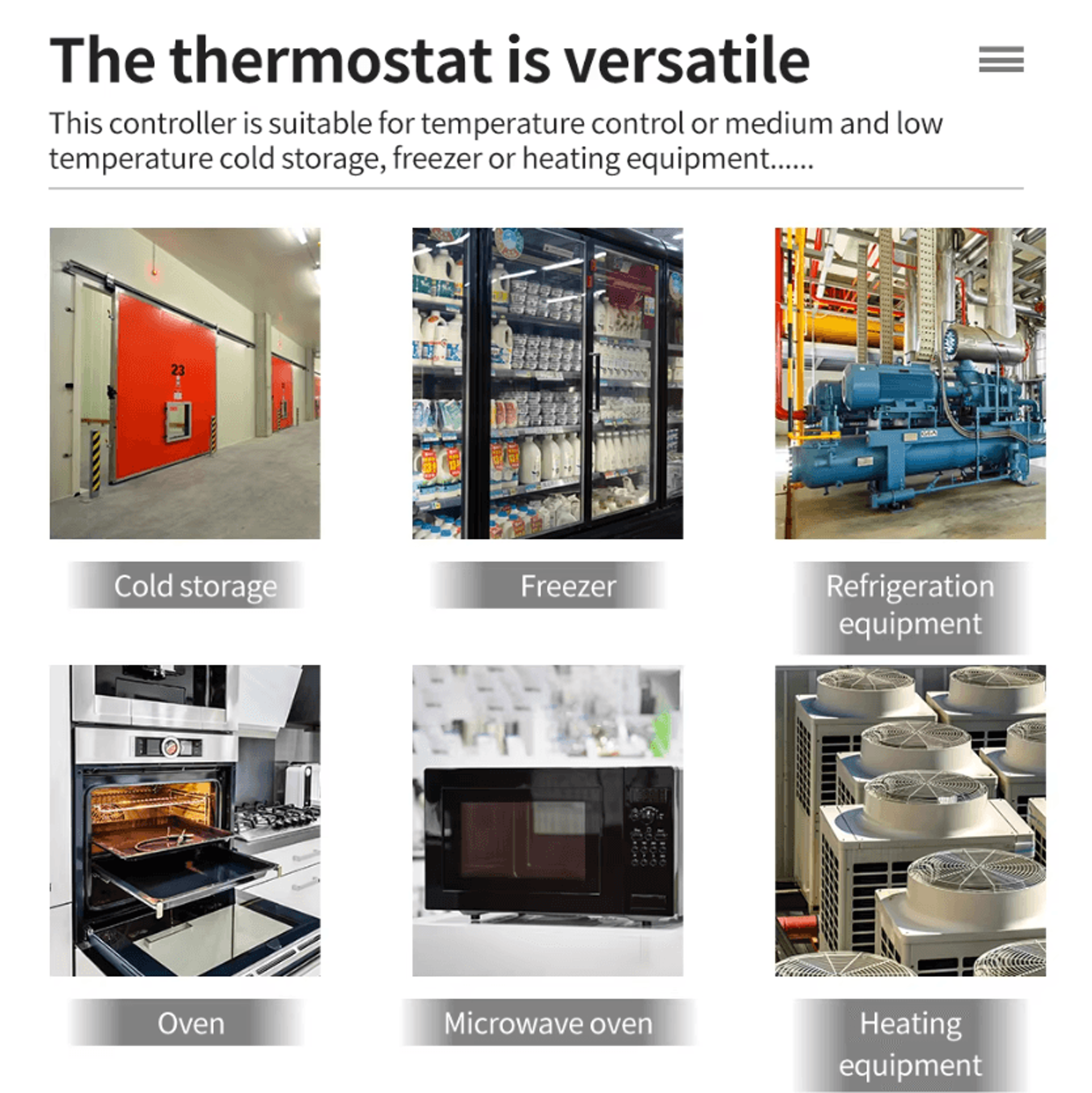 ek series digital thermostat temperature controller for heating and refrigeration