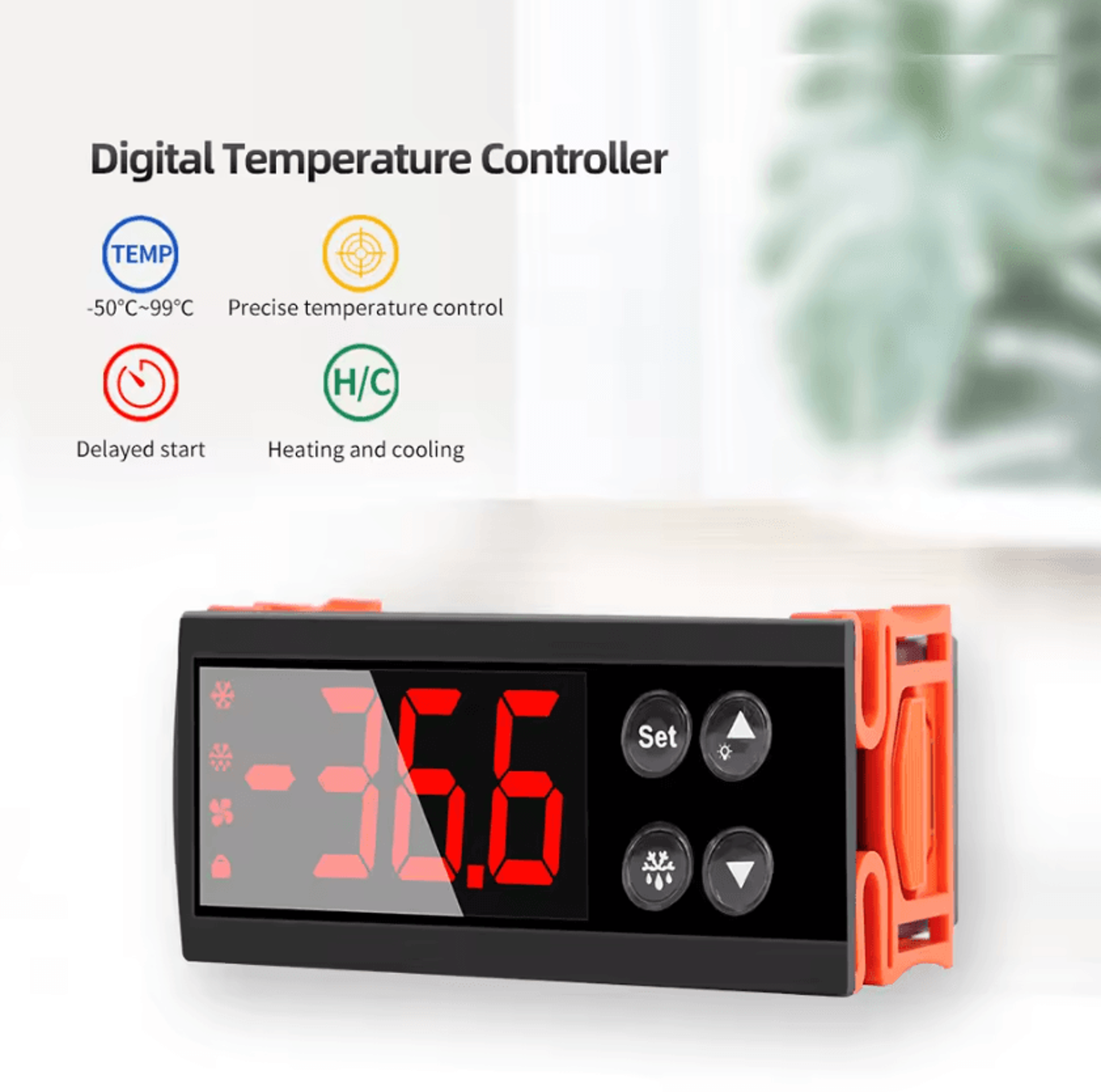 ecs-961neo digital temperature controller for refrigeration and heating