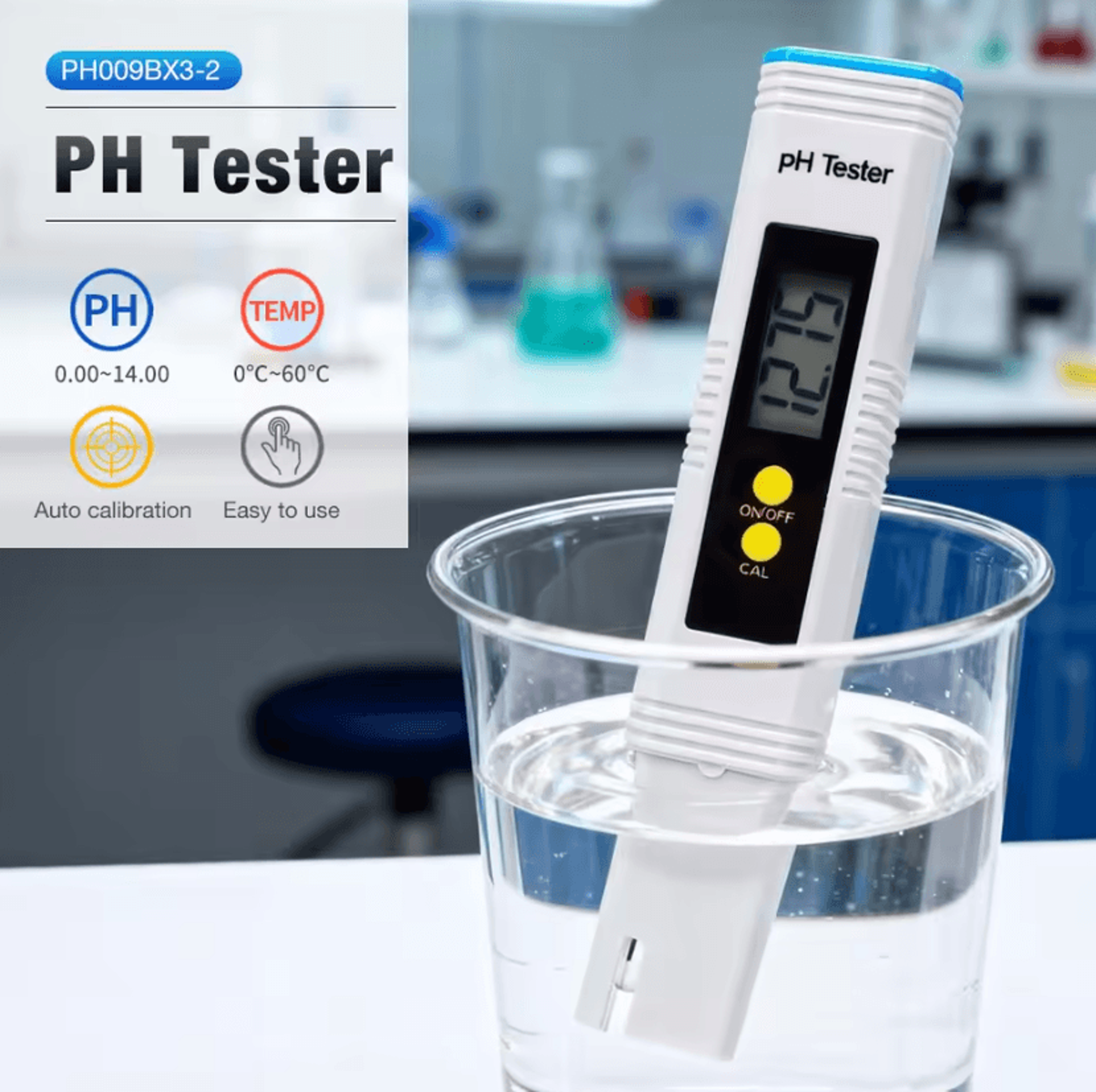 digital ph meter 0.01 high precision water quality tester