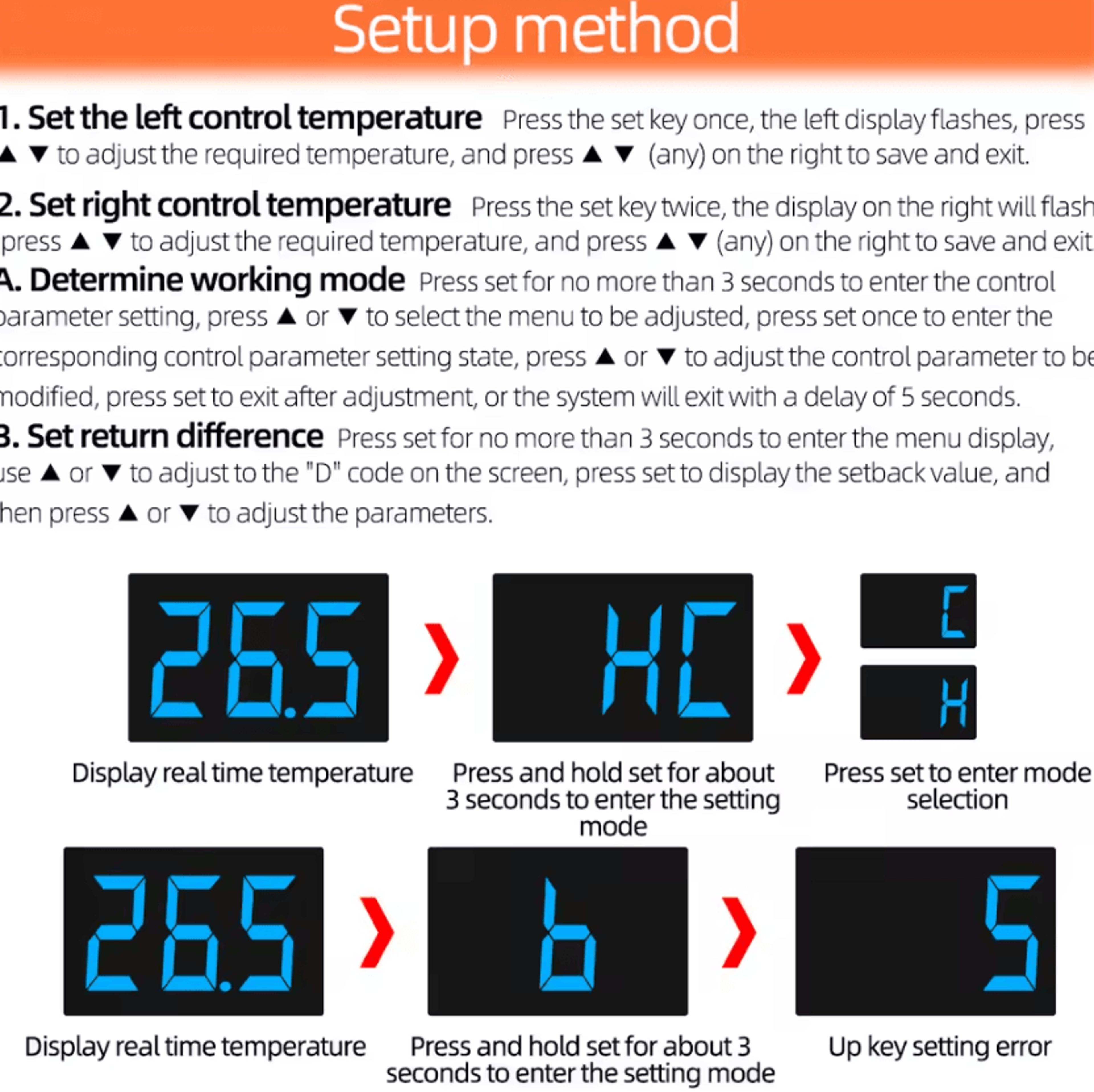 16a smart floor heating thermostat with led touch screen