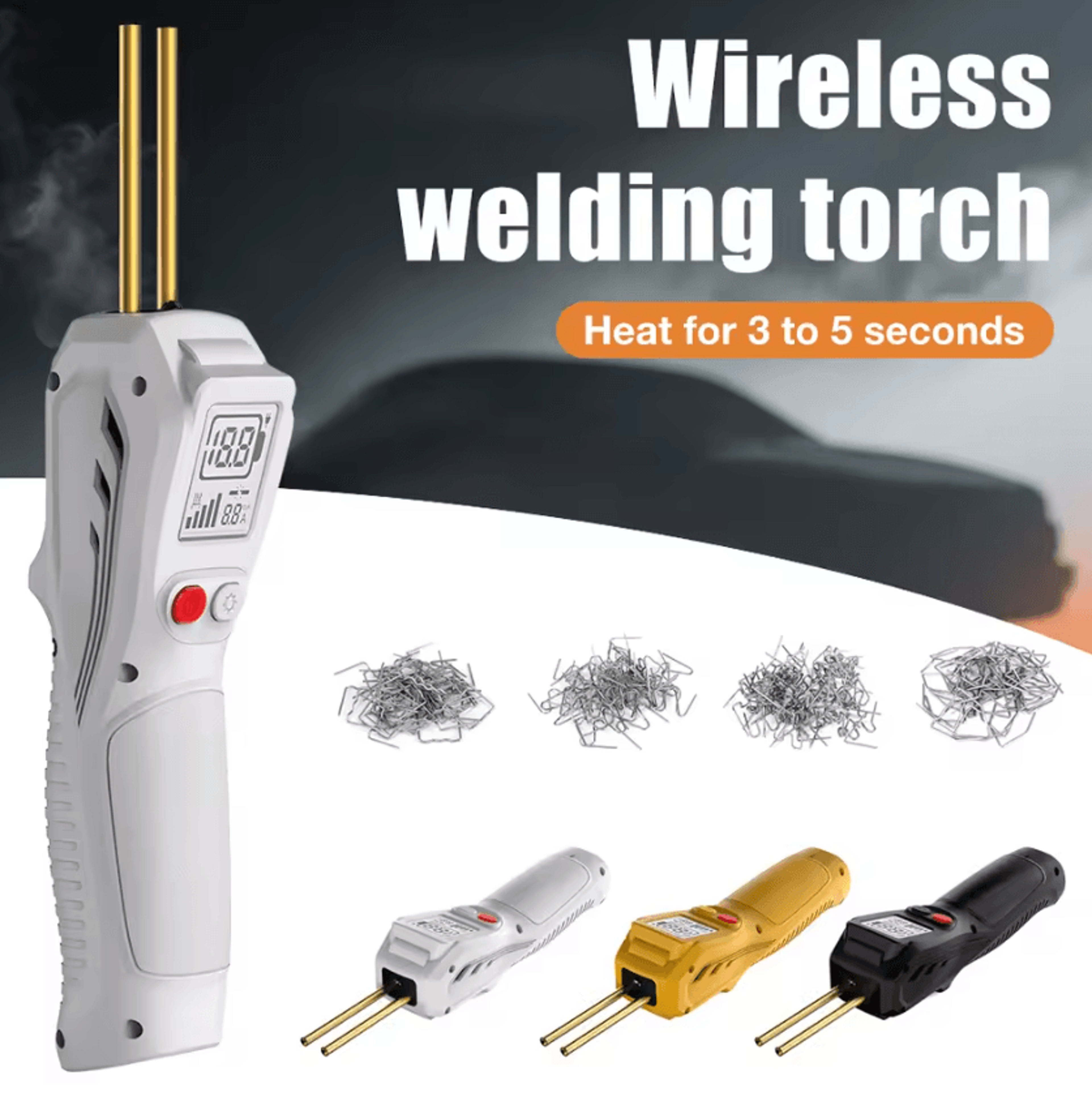 500w cordless plastic welding gun rechargeable repair kit
