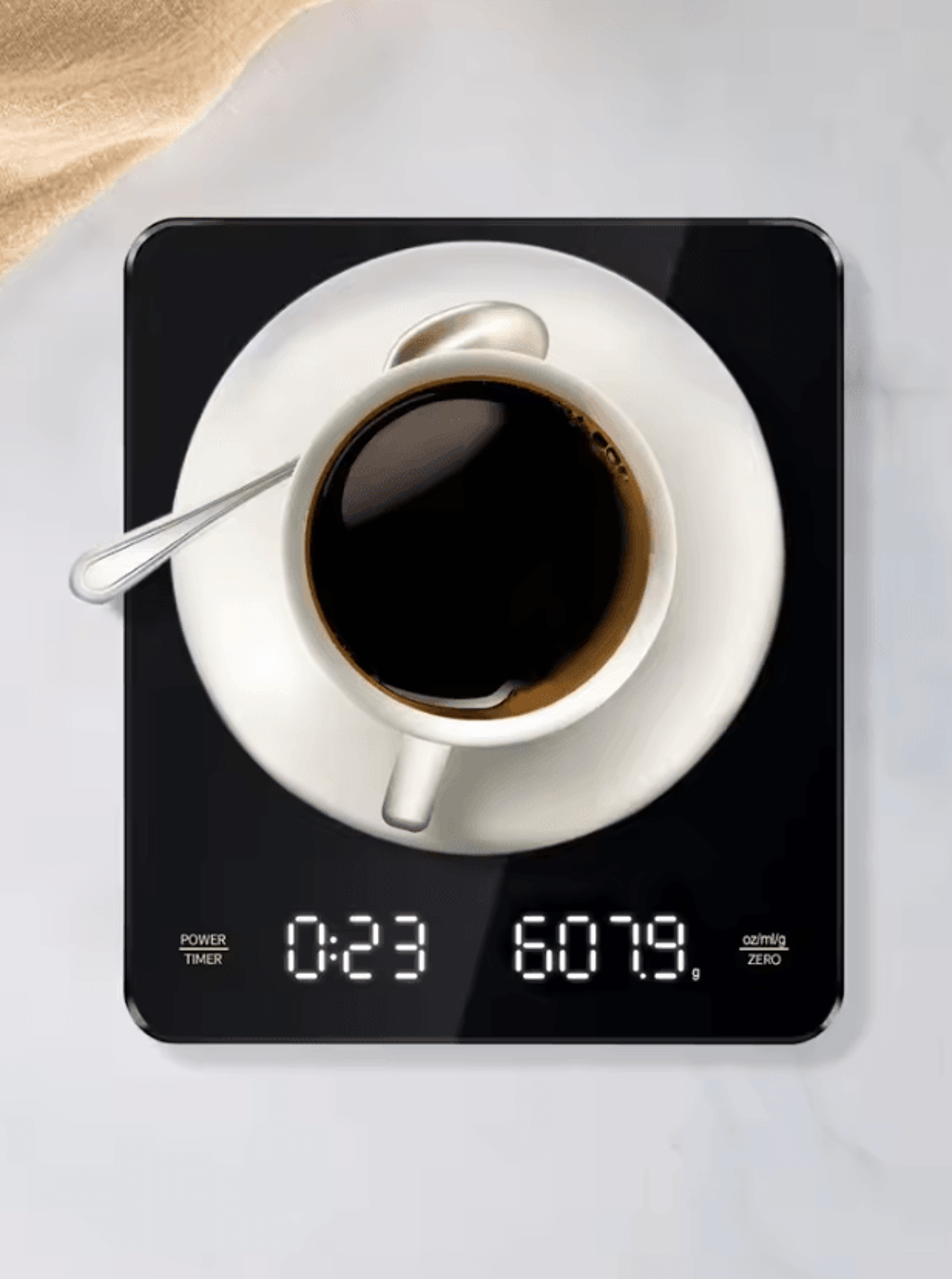 3kg precision digital coffee scale with timer