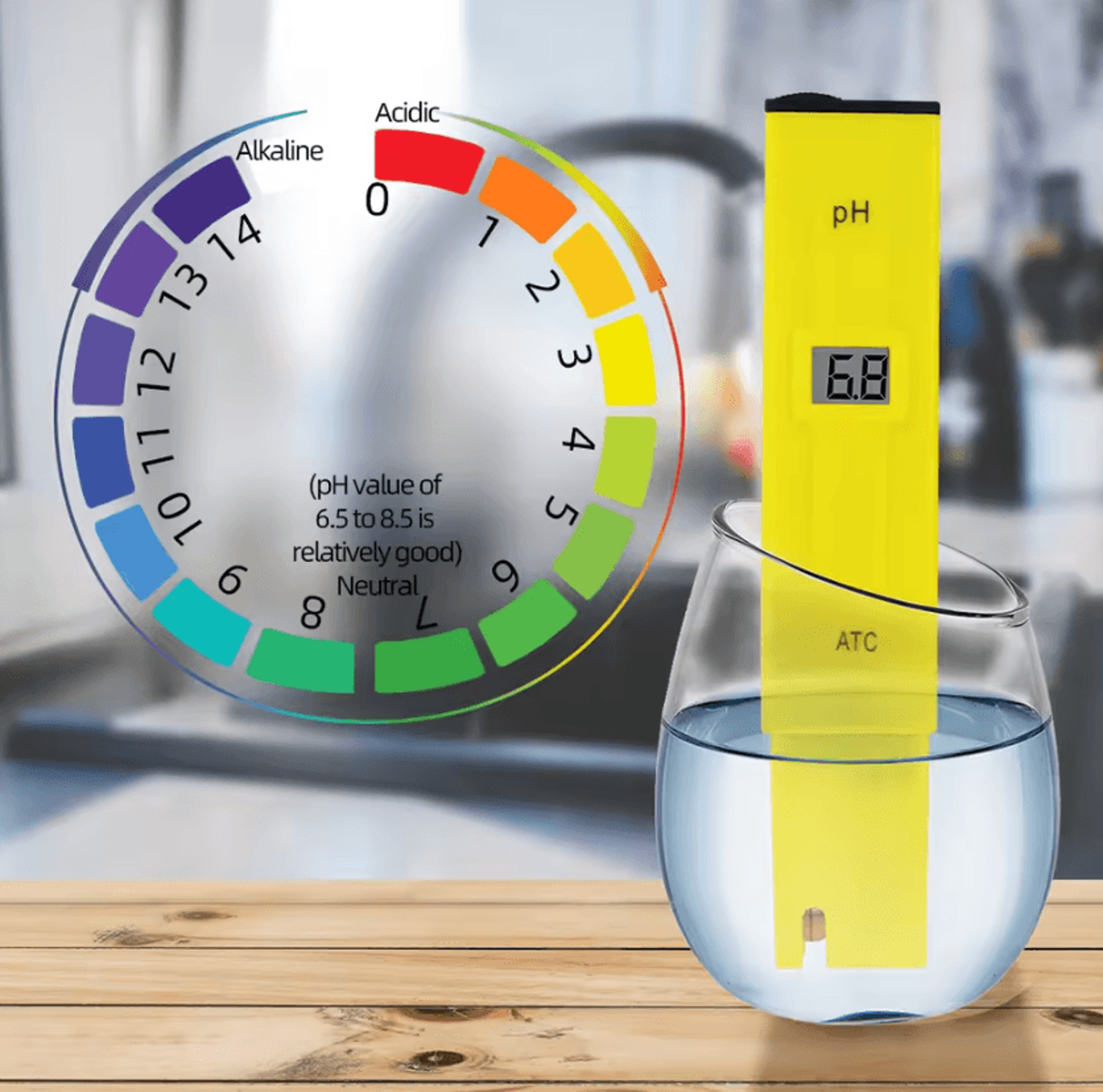 ph-009 digital ph meter pocket water tester for aquarium pool and laboratory
