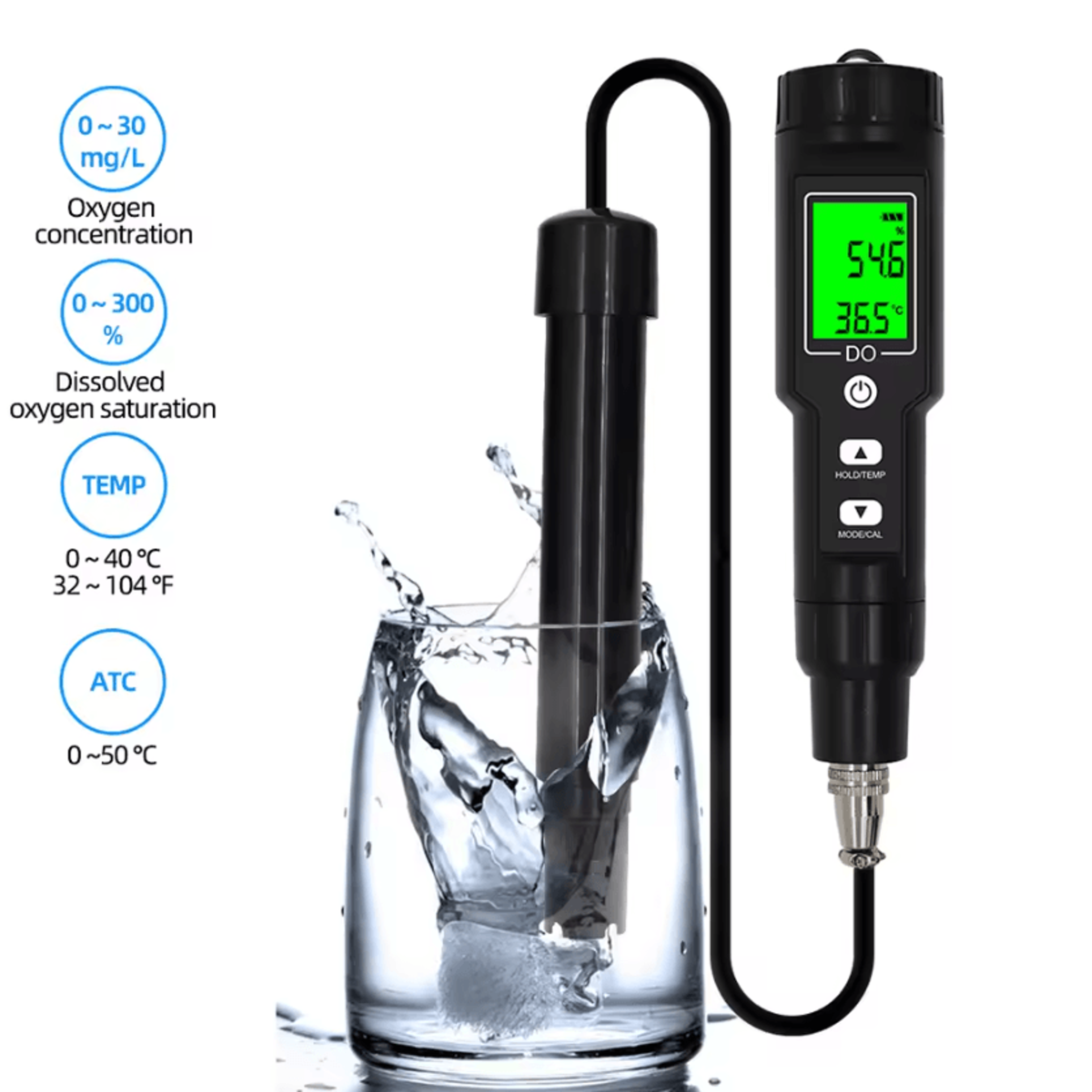 do9100 professional digital dissolved oxygen meter for aquaculture and water testing