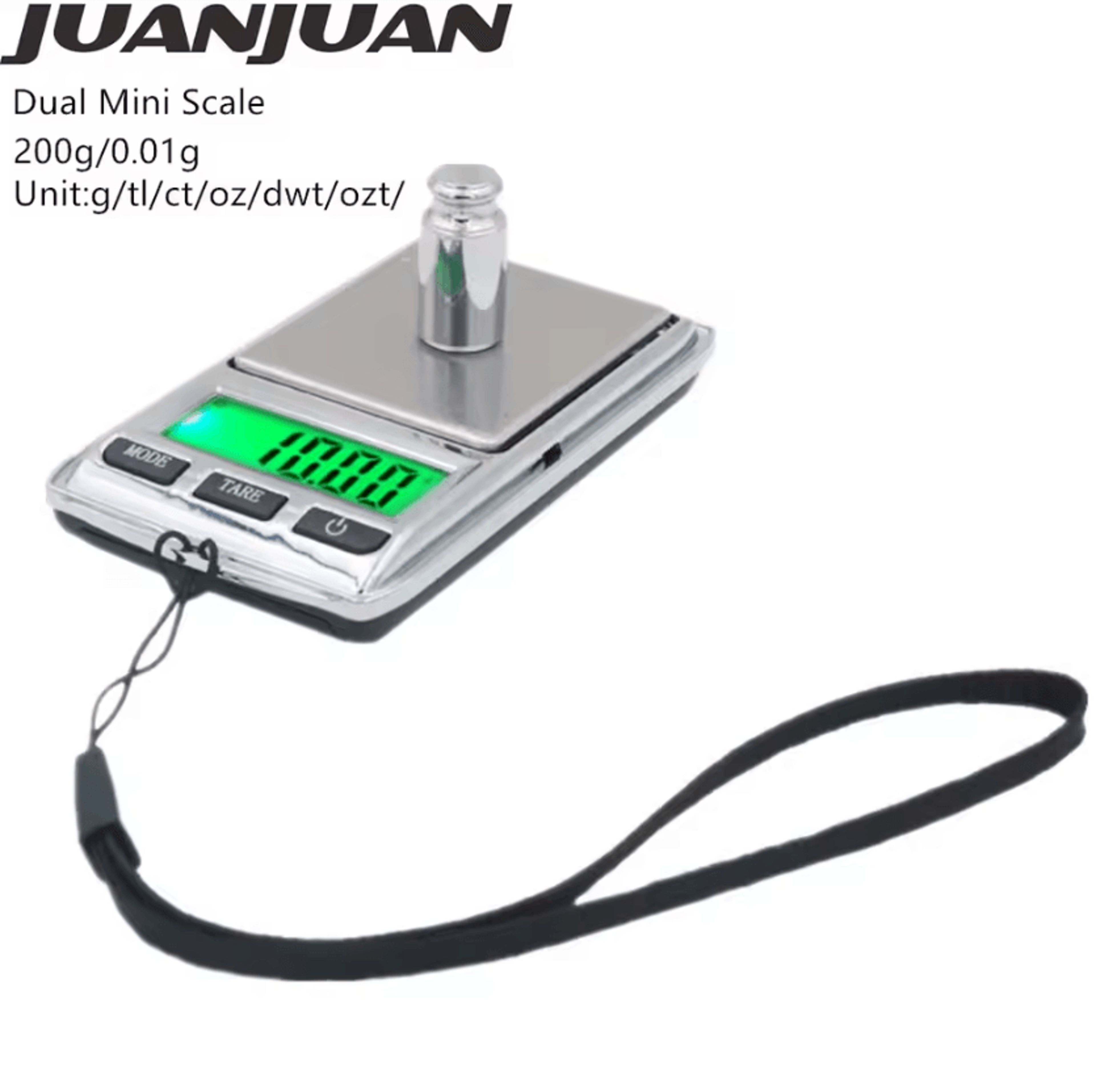 200g precision digital pocket scale for jewelry and gold