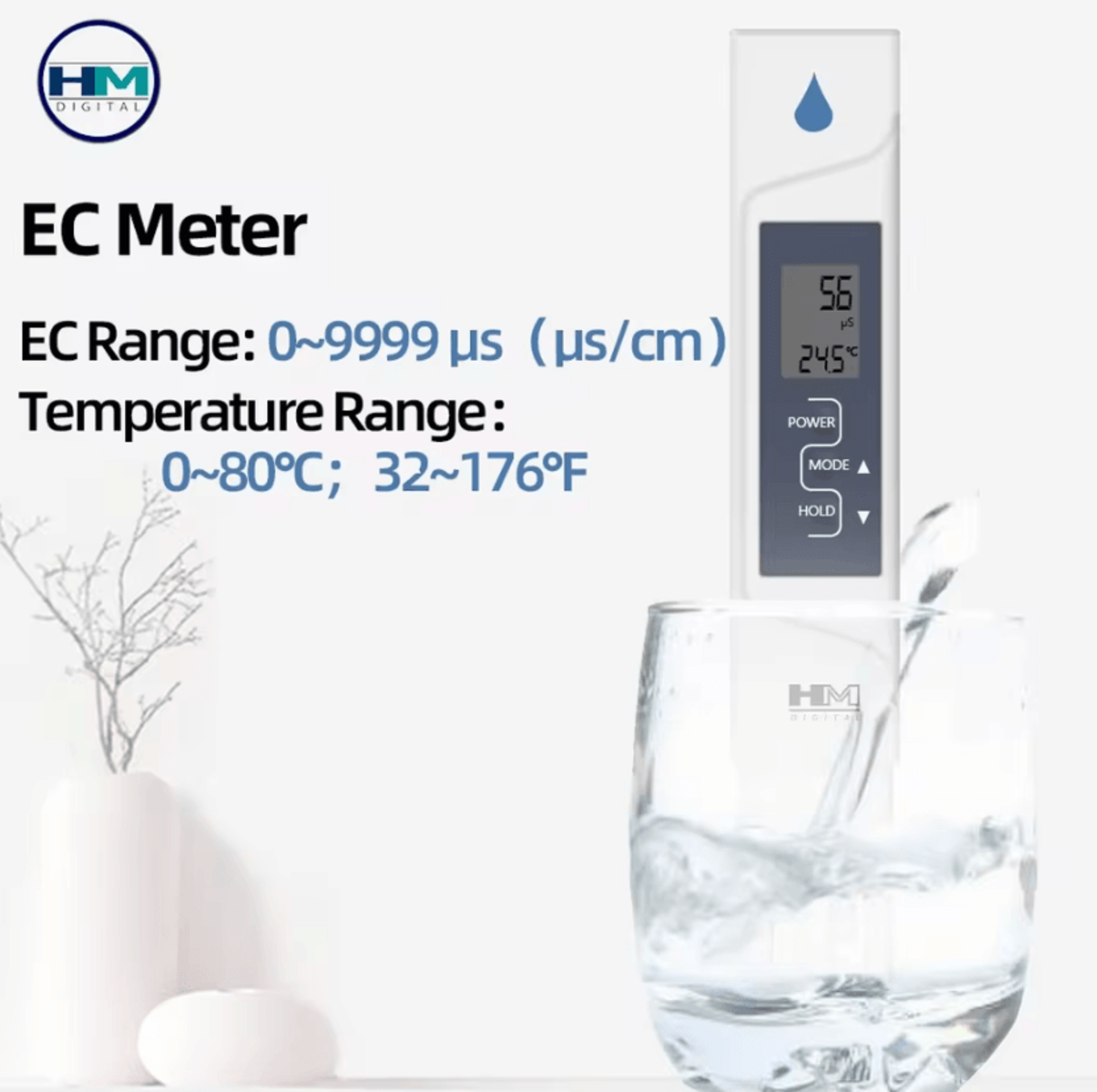 hm digital ap-2 ec and temperature water quality meter
