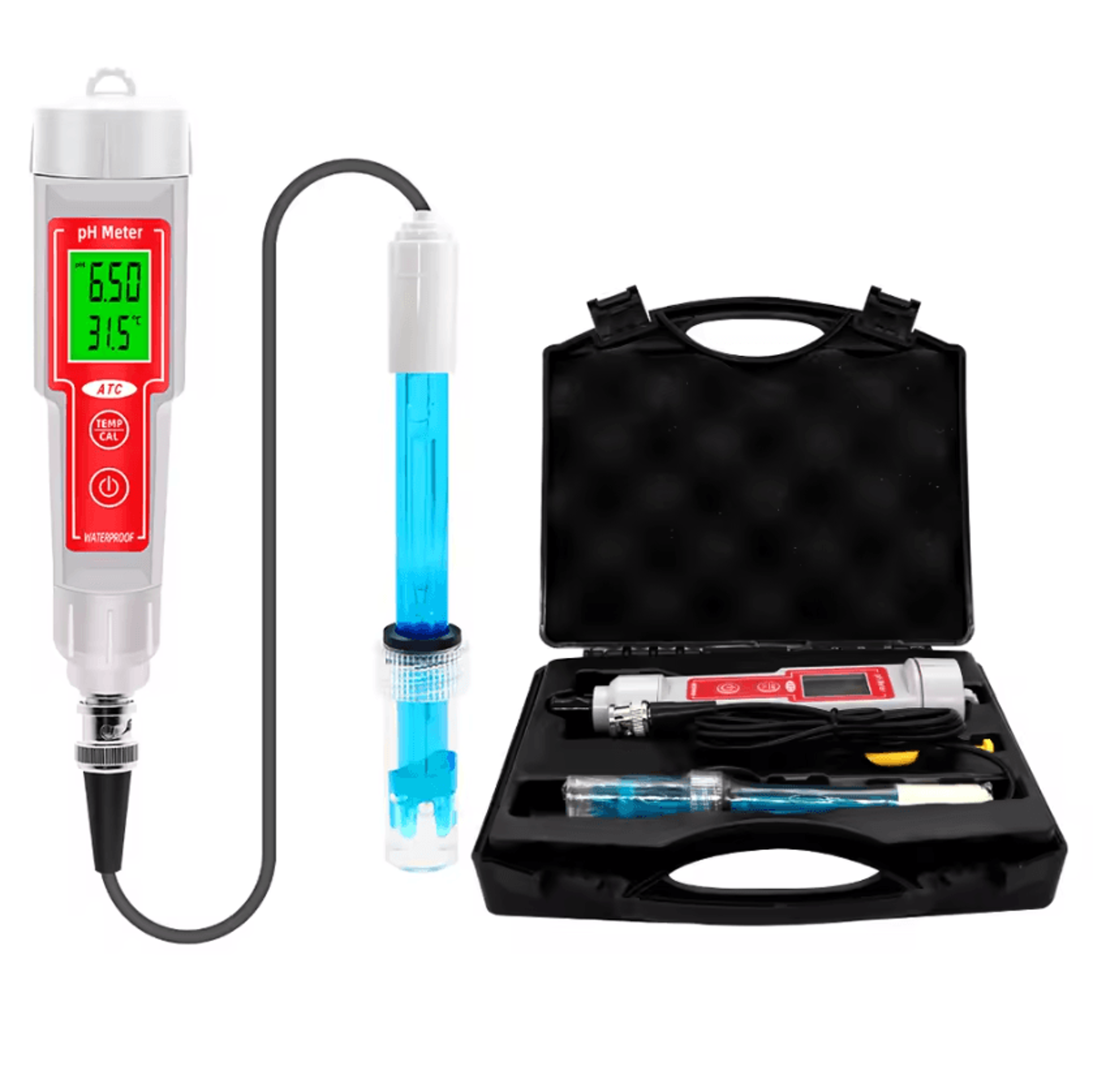 2 in 1 digital ph and temperature water quality tester