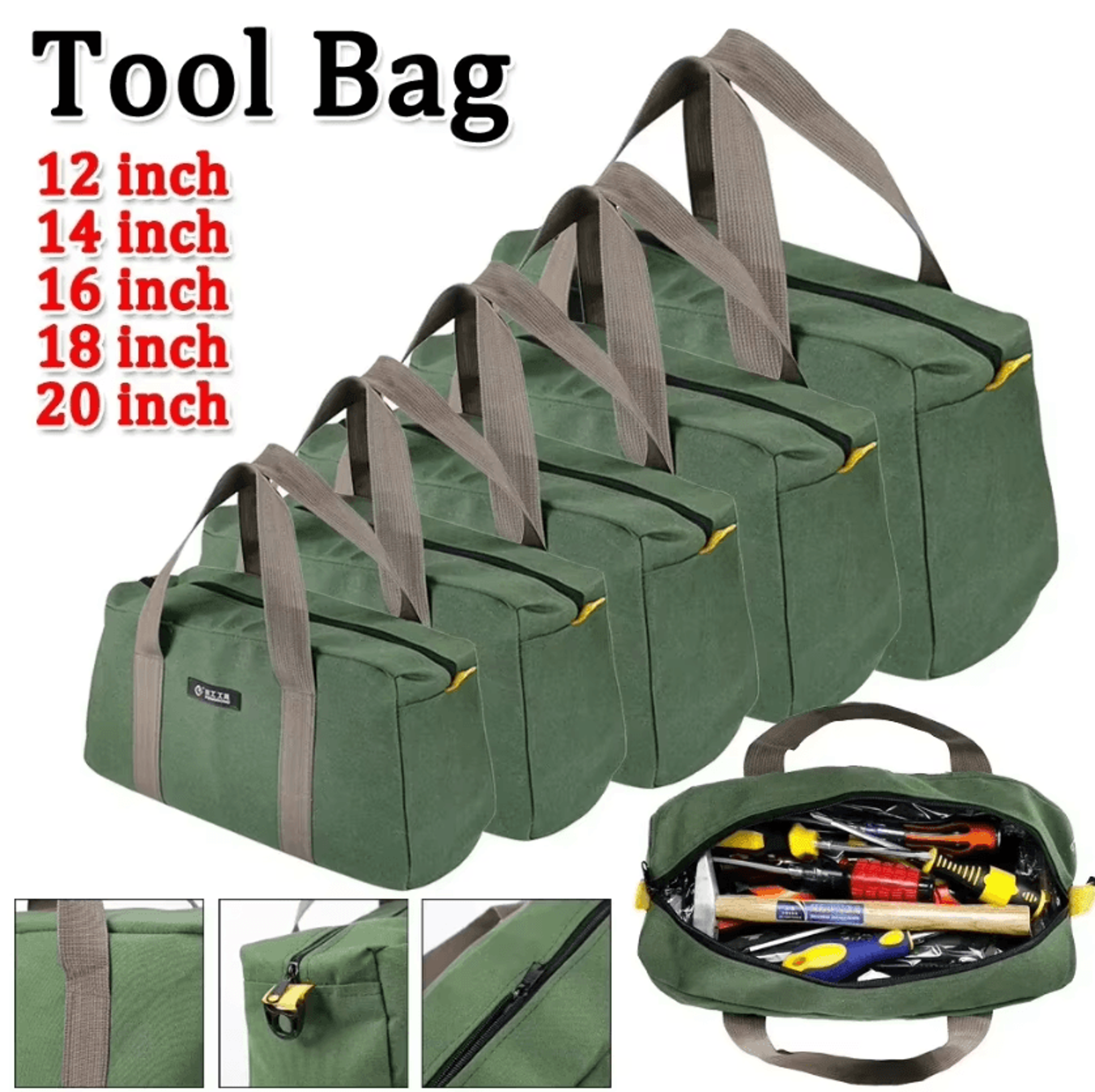 portable waterproof electrician tool bag and repair organizer