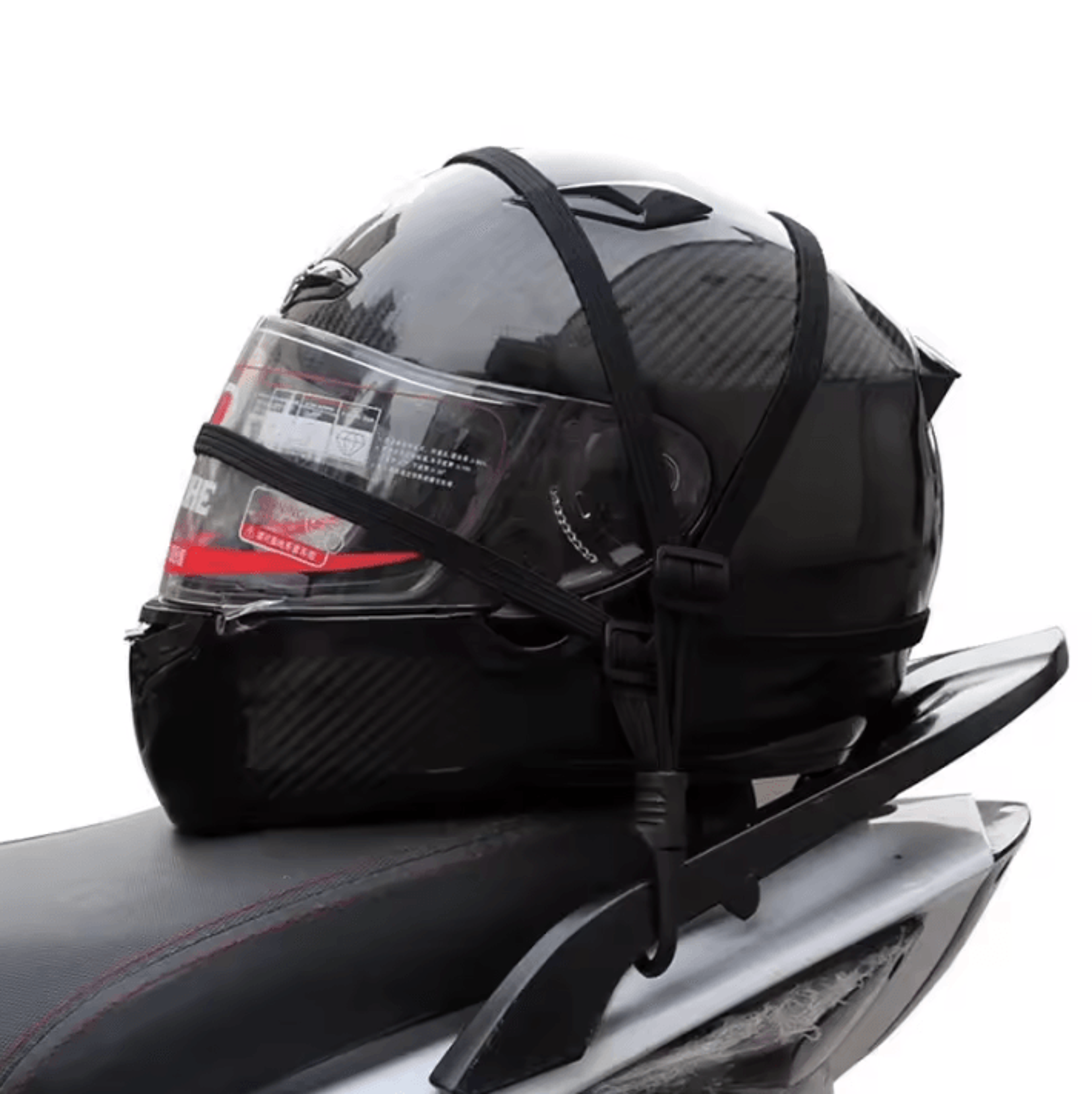 60cm high strength elastic motorcycle luggage and helmet strap