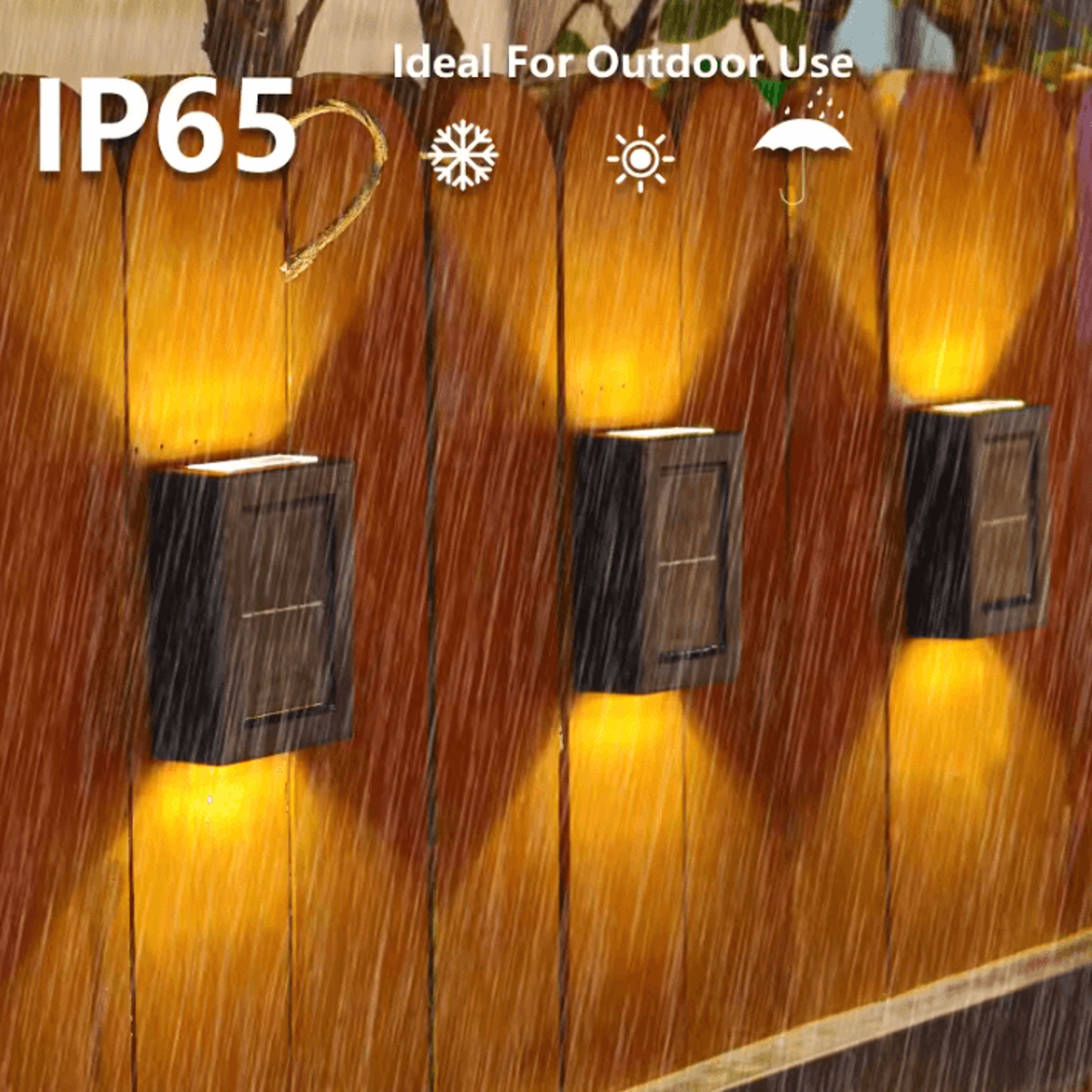 ip65 waterproof solar led garden and step lights