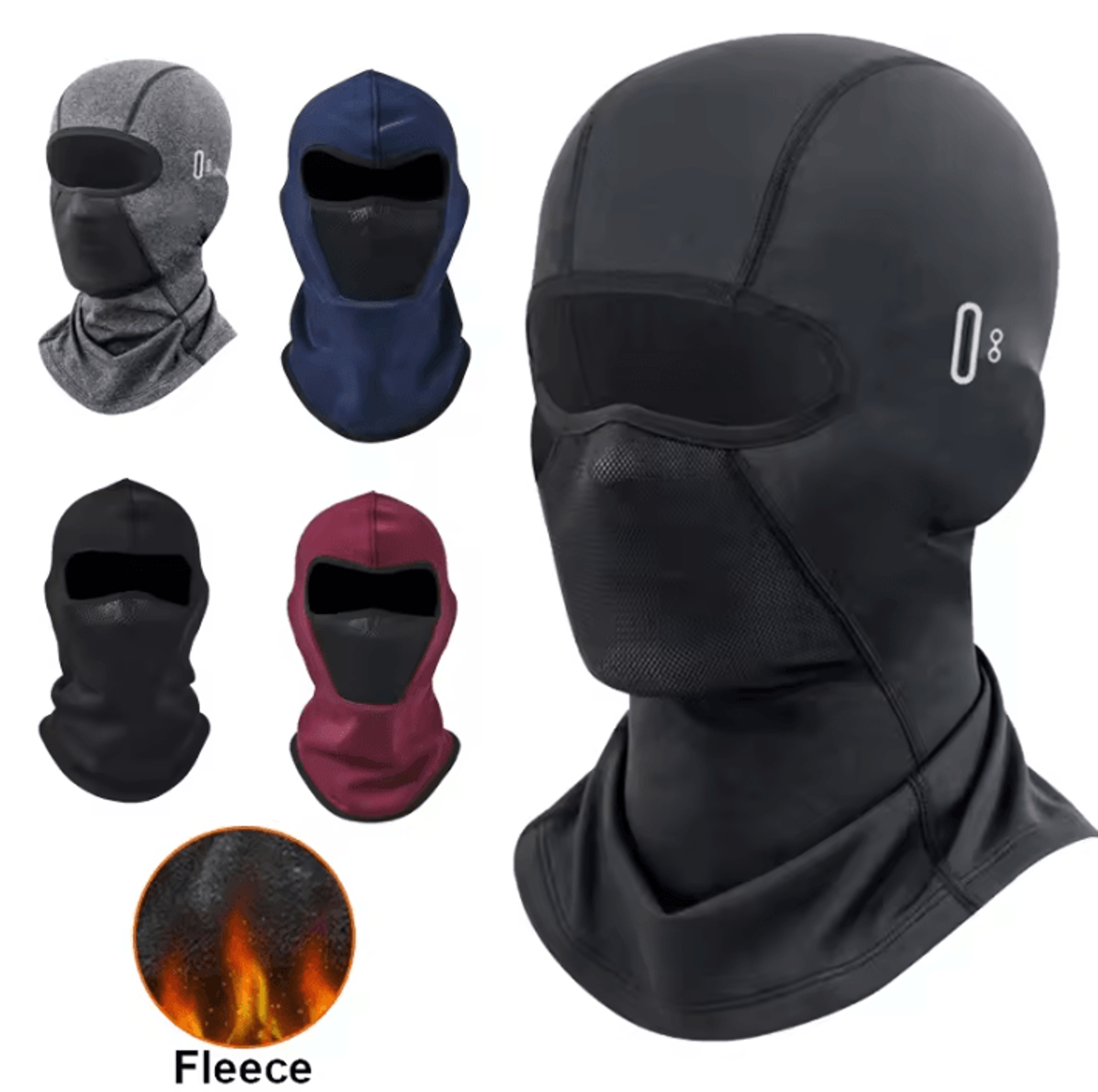 winter fleece motorcycle balaclava full face mask