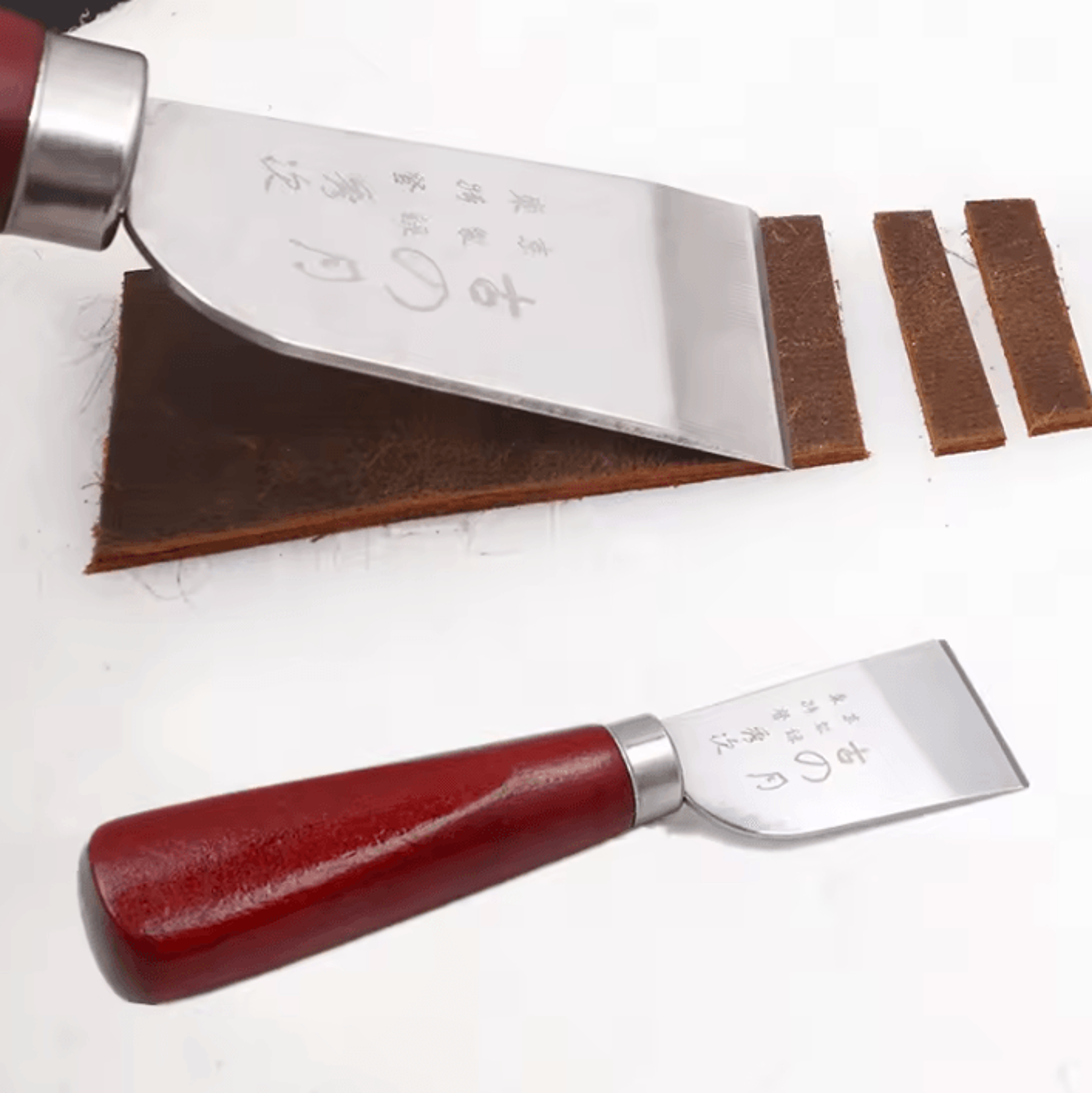 stainless steel leather skiving and cutting knife