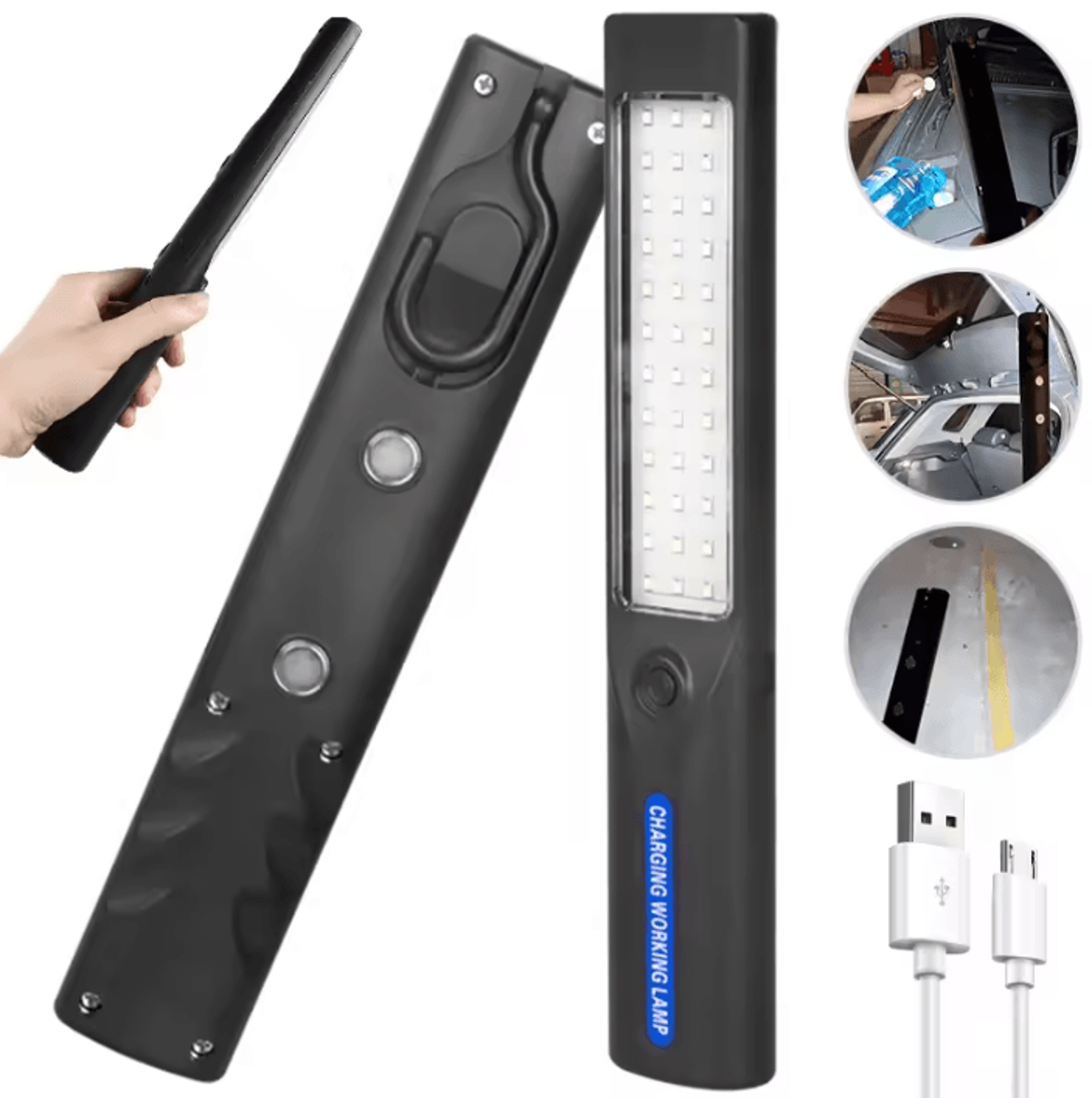 usb rechargeable magnetic led work light