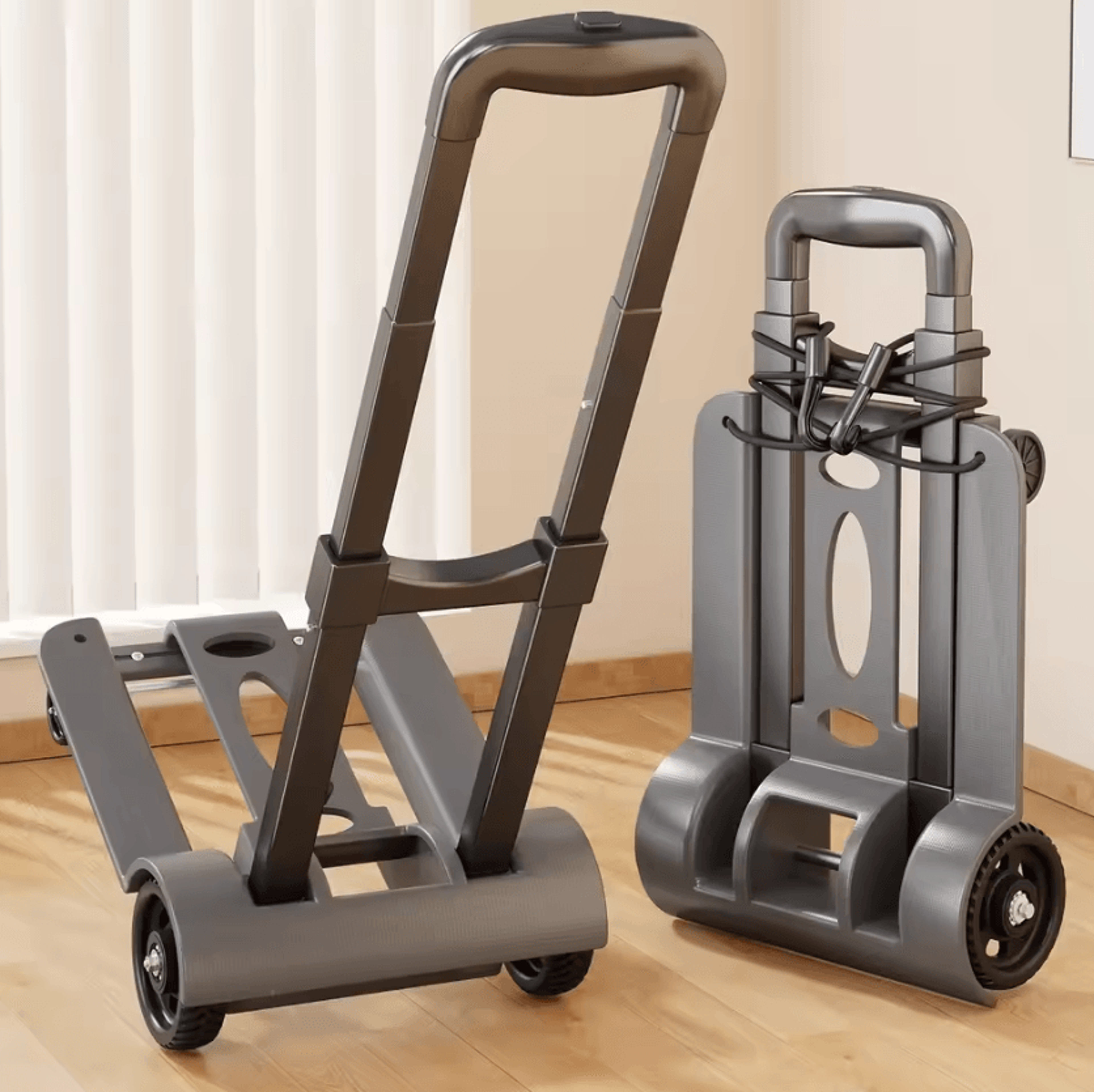 portable folding luggage trolley cart