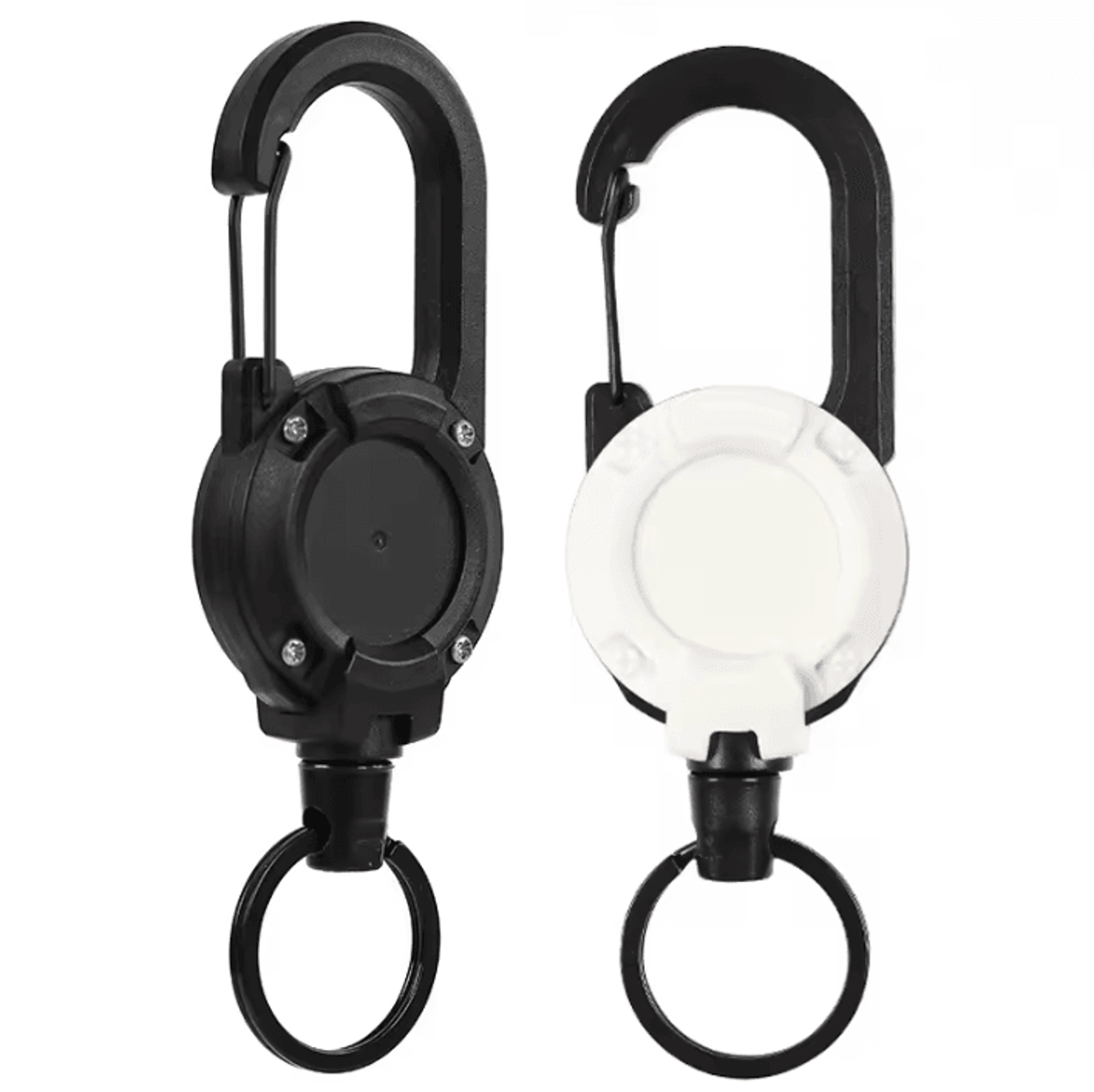 automatic retractable steel wire keychain